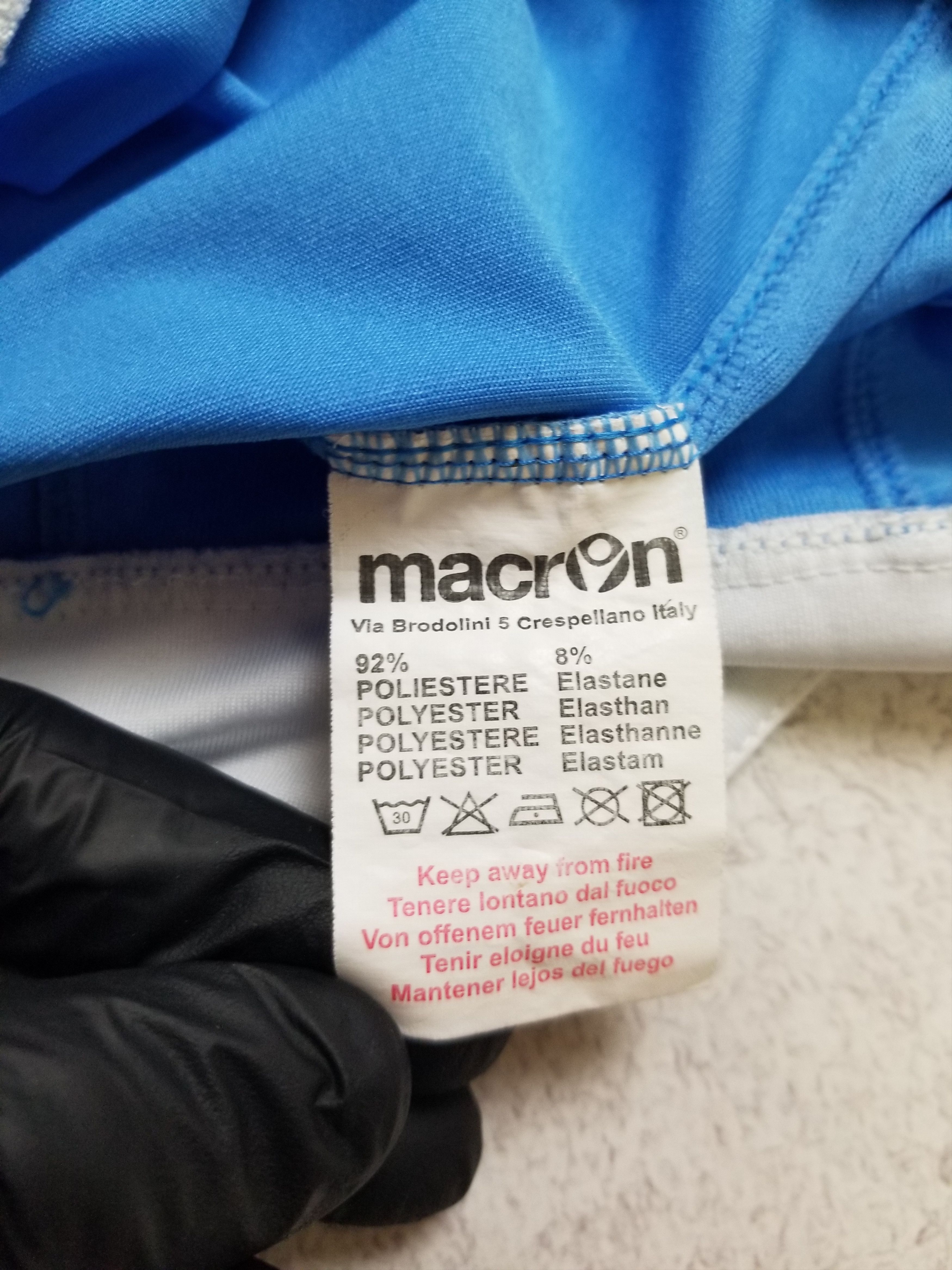 Macron Macron 2013-14 SSC Napoli Football Shirt Jersey Size US S / EU 44-46 / 1 - 17 Thumbnail