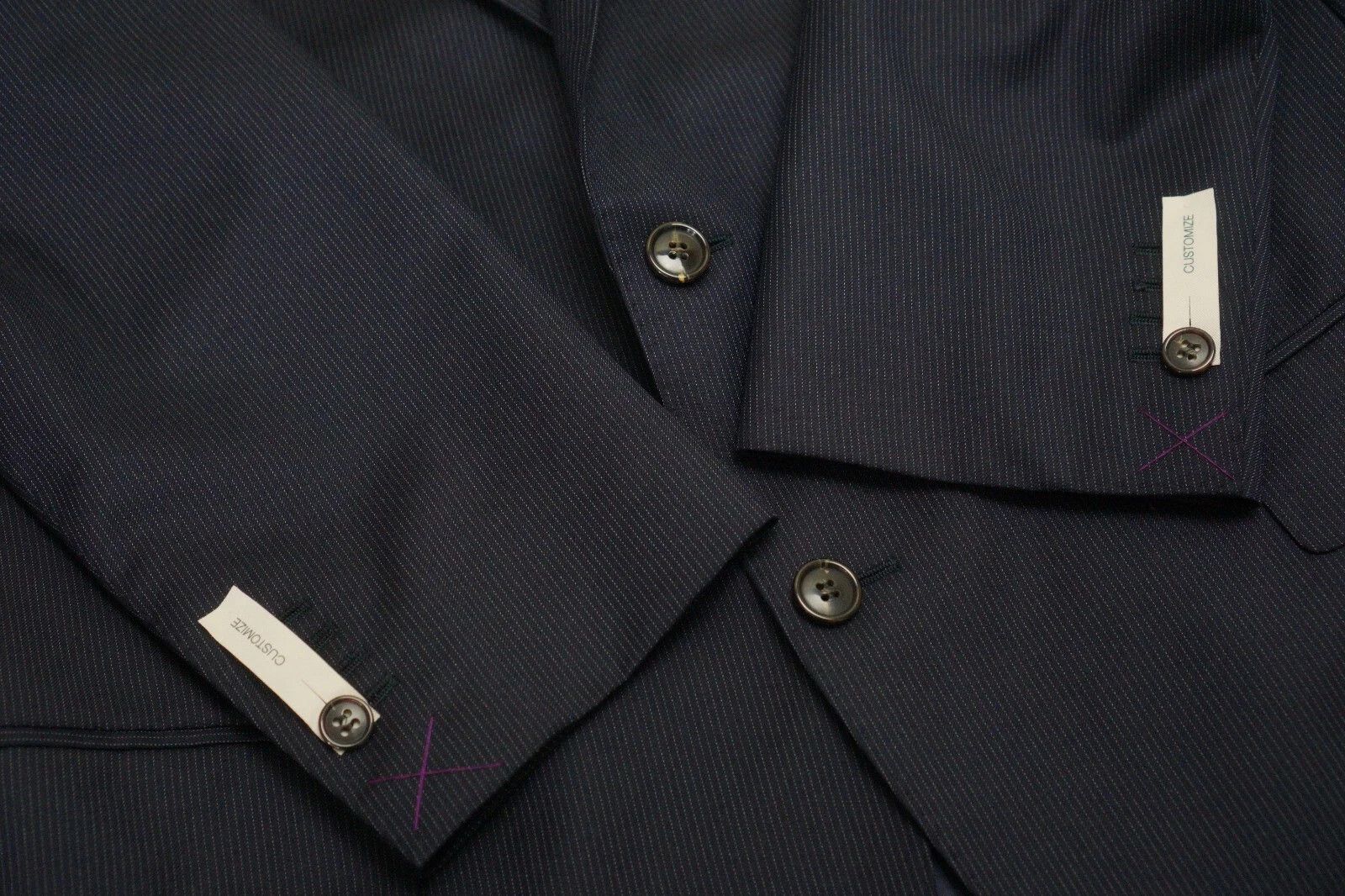 Suitsupply Men Suitsupply Suit Lazio Single Breasted Wool S110 US46S Size 46S - 5 Thumbnail