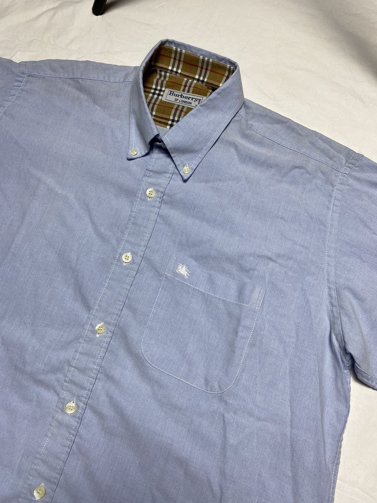 Burberry × Vintage Burberrys shirt vintage Size US XL / EU 56 / 4 - 2 Thumbnail