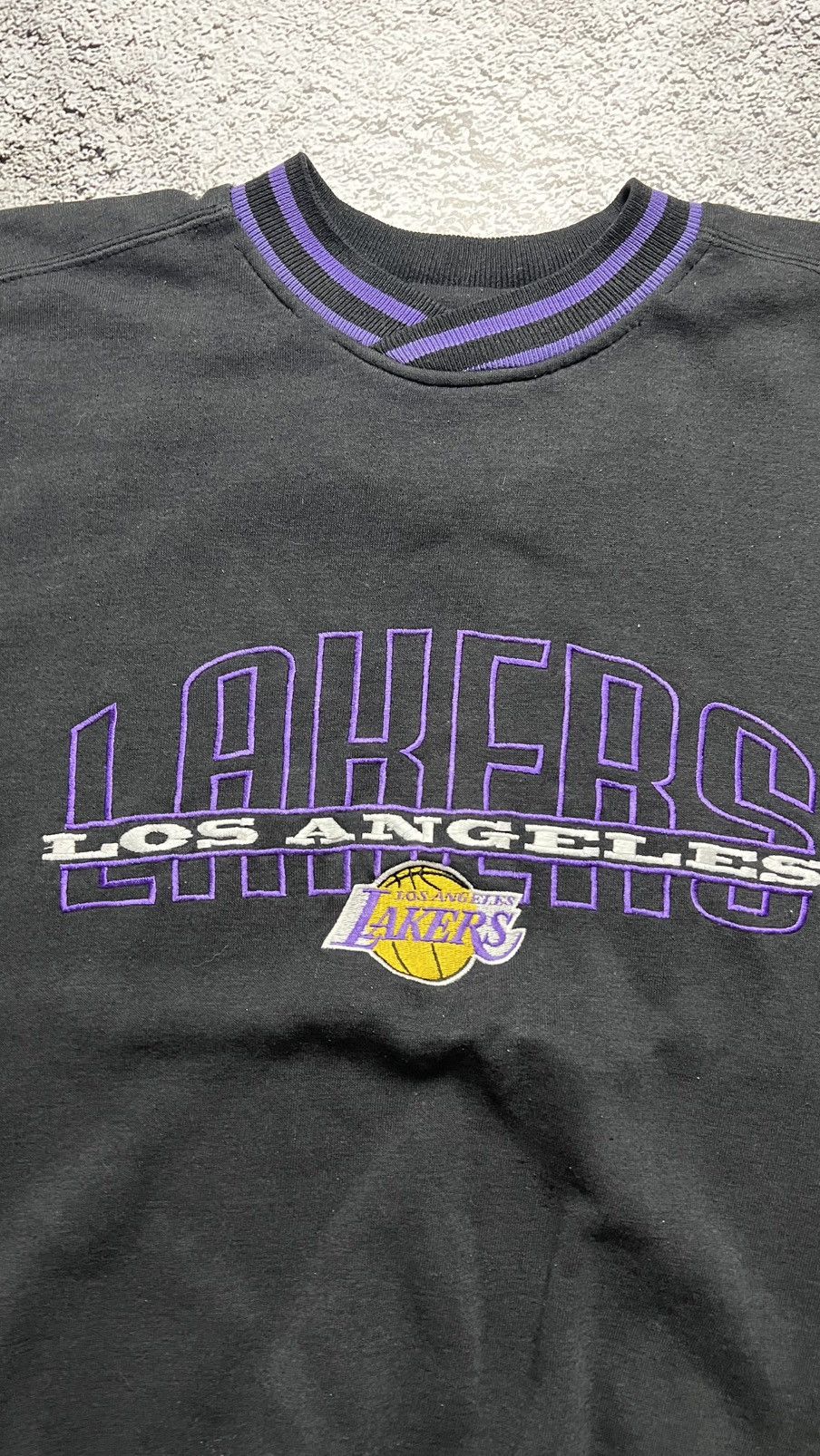 NBA × Starter × Vintage VTG 90’s Los Angeles Lakers NBA starter sweatshirt Kobe Size US M / EU 48-50 / 2 - 2 Thumbnail