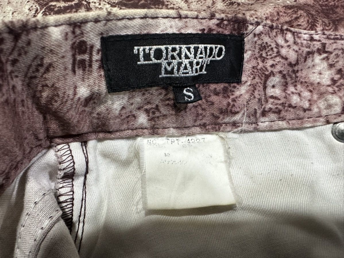 If Six Was Nine × Japanese Brand × Tornado Mart 🔥Sick Y2K Tornado Mart Flared Jeans Paisley Bootcut Size US 28 / EU 44 - 11 Thumbnail