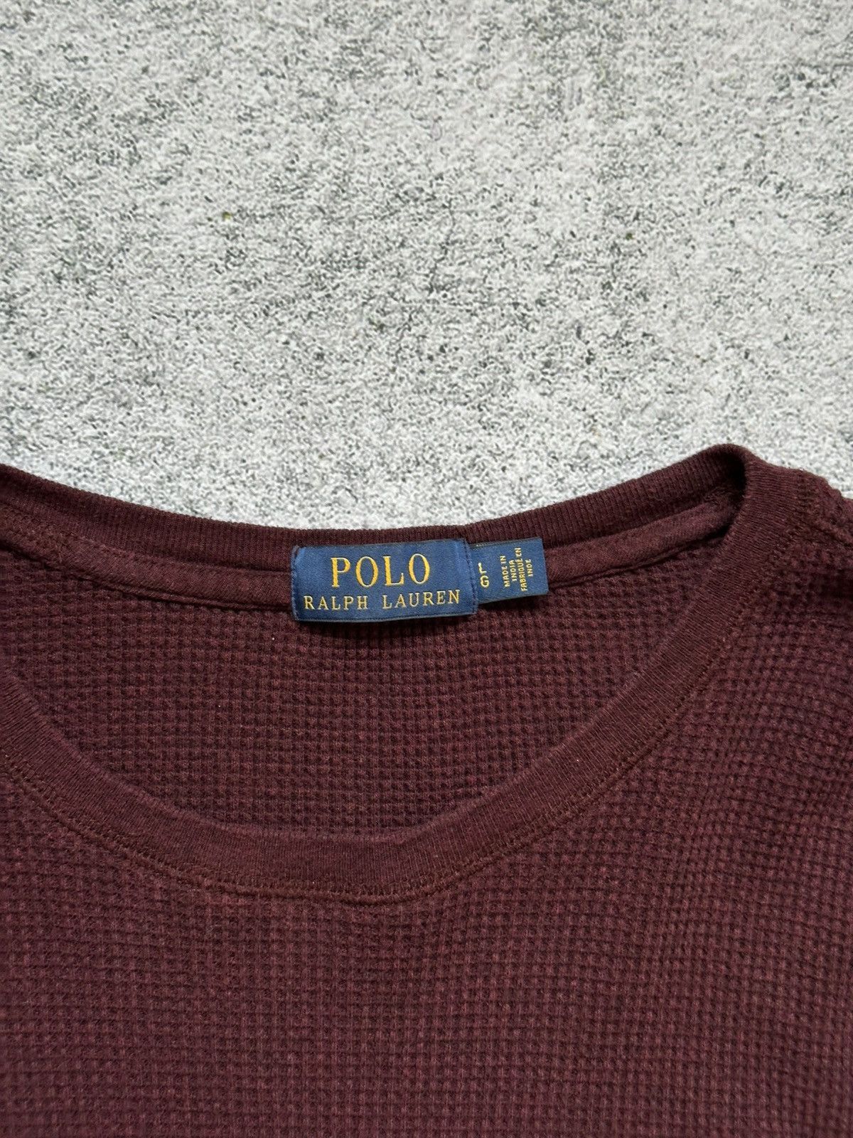 Polo Ralph Lauren Vintage Polo Ralph Lauren Sweater Burgundy Size US L / EU 52-54 / 3 - 6 Thumbnail