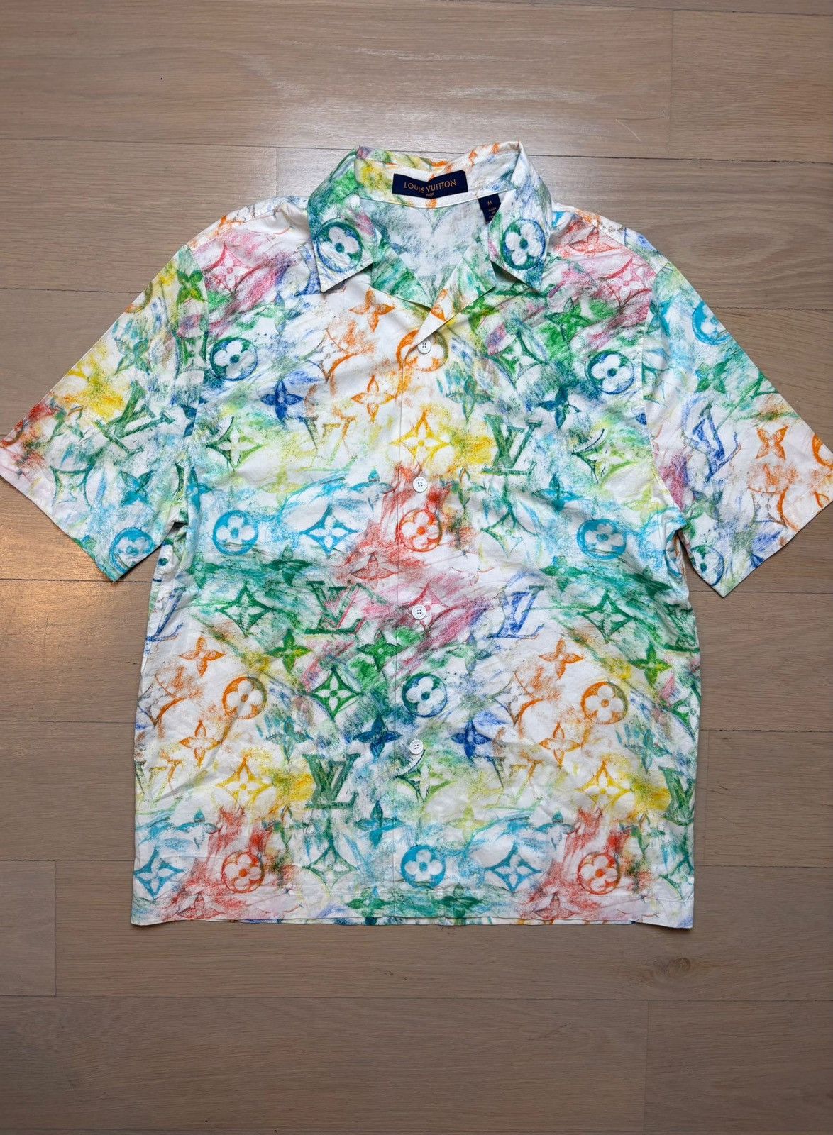 Louis Vuitton Louis vuitton pastel monogram short sleeve shirt Size US M / EU 48-50 / 2 - 1 Thumbnail