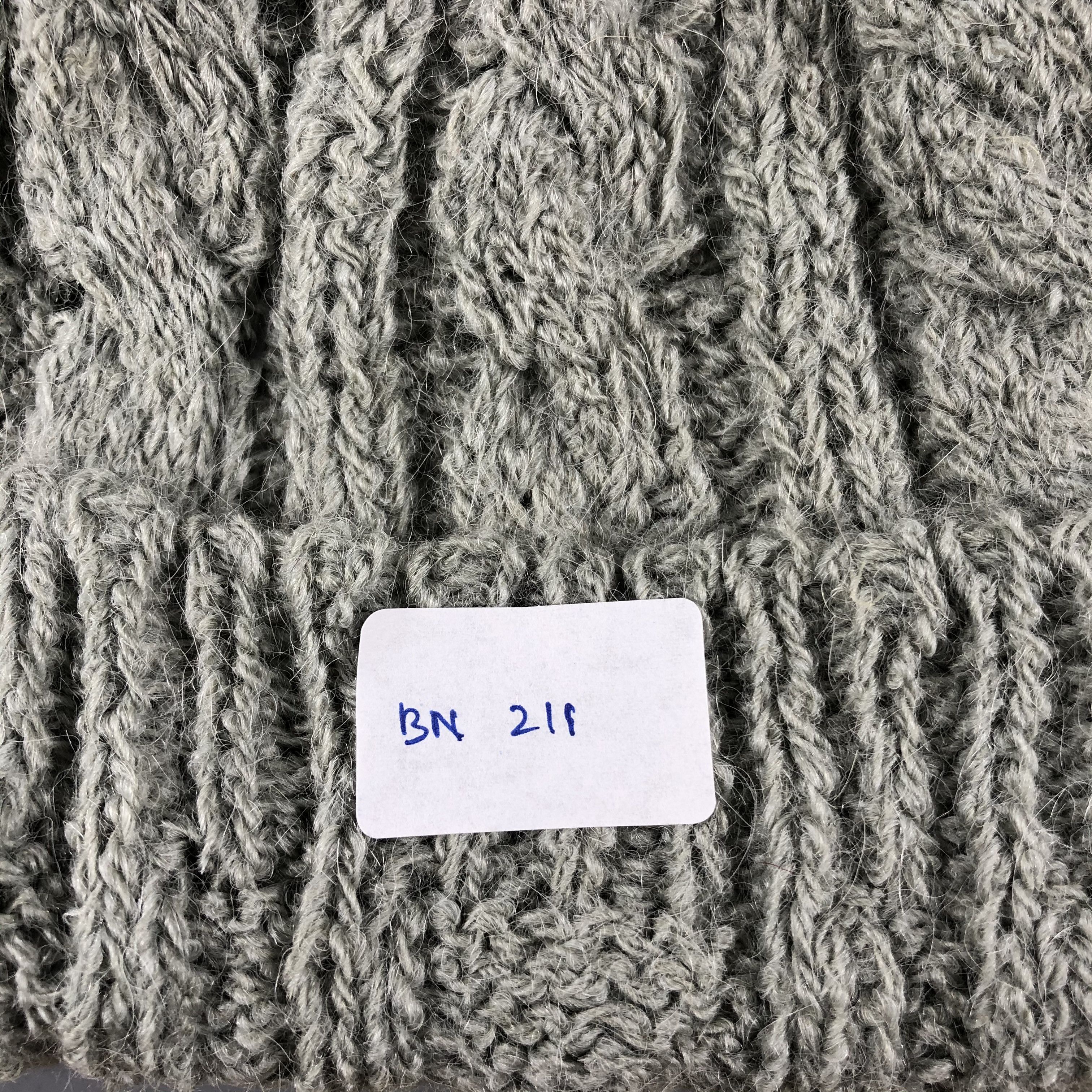 Japanese Brand Cable Knit Beanie Crochet Snowcap Hat Size ONE SIZE - 4 Thumbnail