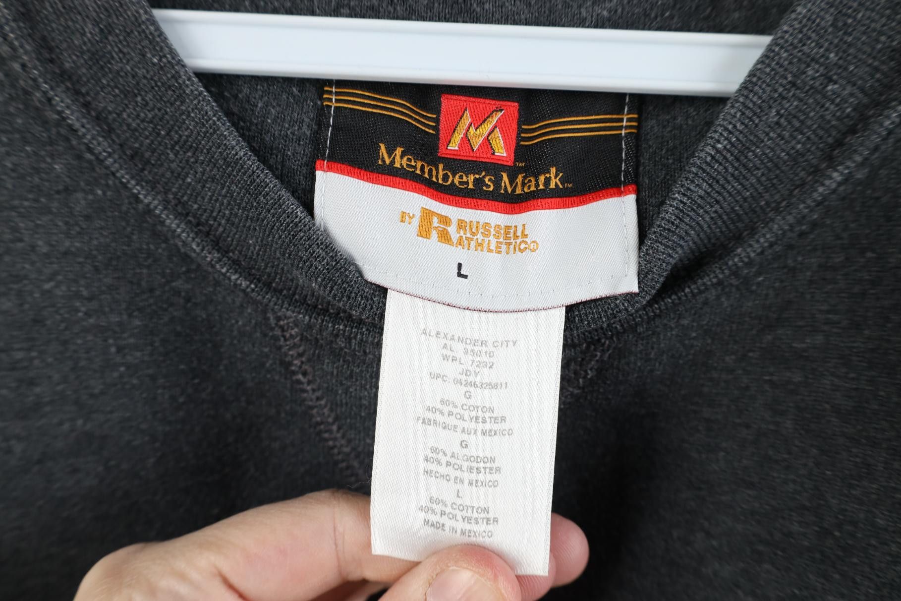 Russell Athletic Vintage 90s Y2K Russell Athletic Blank Crewneck Sweatshirt Size US L / EU 52-54 / 3 - 7 Thumbnail