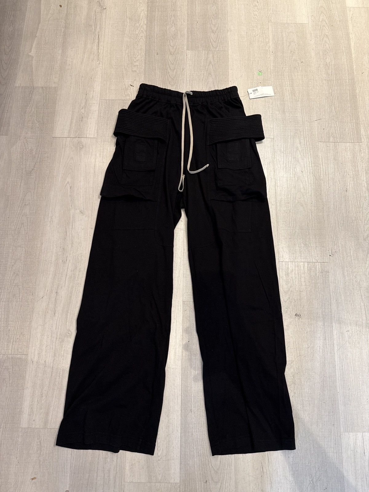 Rick Owens Drkshdw Rick Owens Crench Cargo Cotton Sweatpants Small Size US 30 / EU 46 - 1 Thumbnail