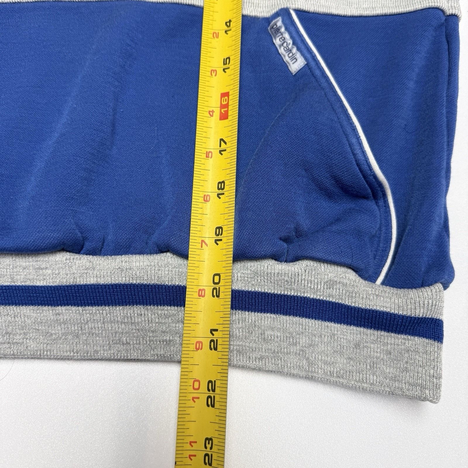 Pierre Cardin Vintage Pierre Cardin Sweatshirt Adult Medium White/Blue Size US M / EU 48-50 / 2 - 10 Thumbnail