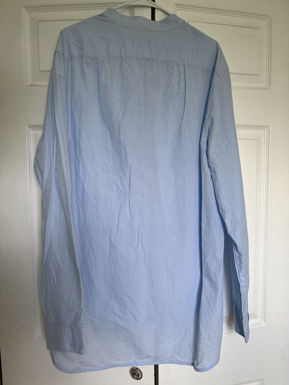 The White Briefs Granddad Collar Long-sleeve Button-up Size US XL / EU 56 / 4 - 2 Thumbnail