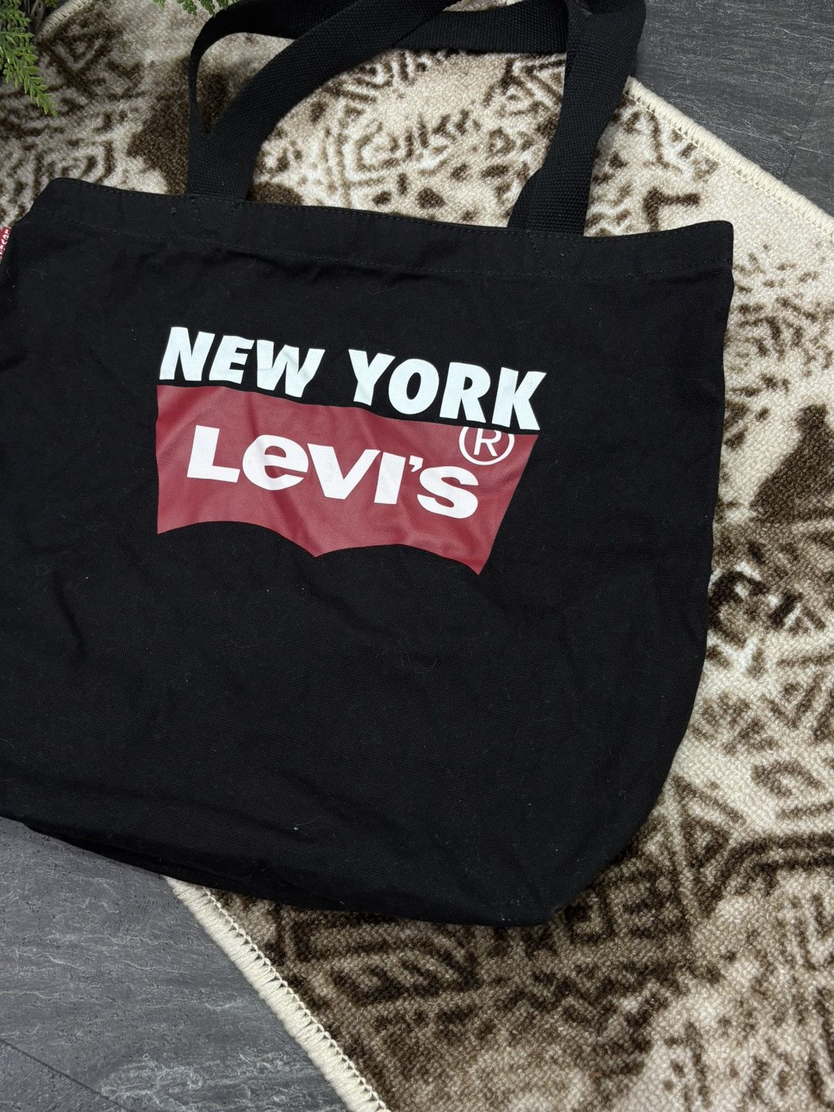 Levi's 00s levis New York Vintage Big Logo Retro Shopper Bag Size ONE SIZE - 2 Thumbnail