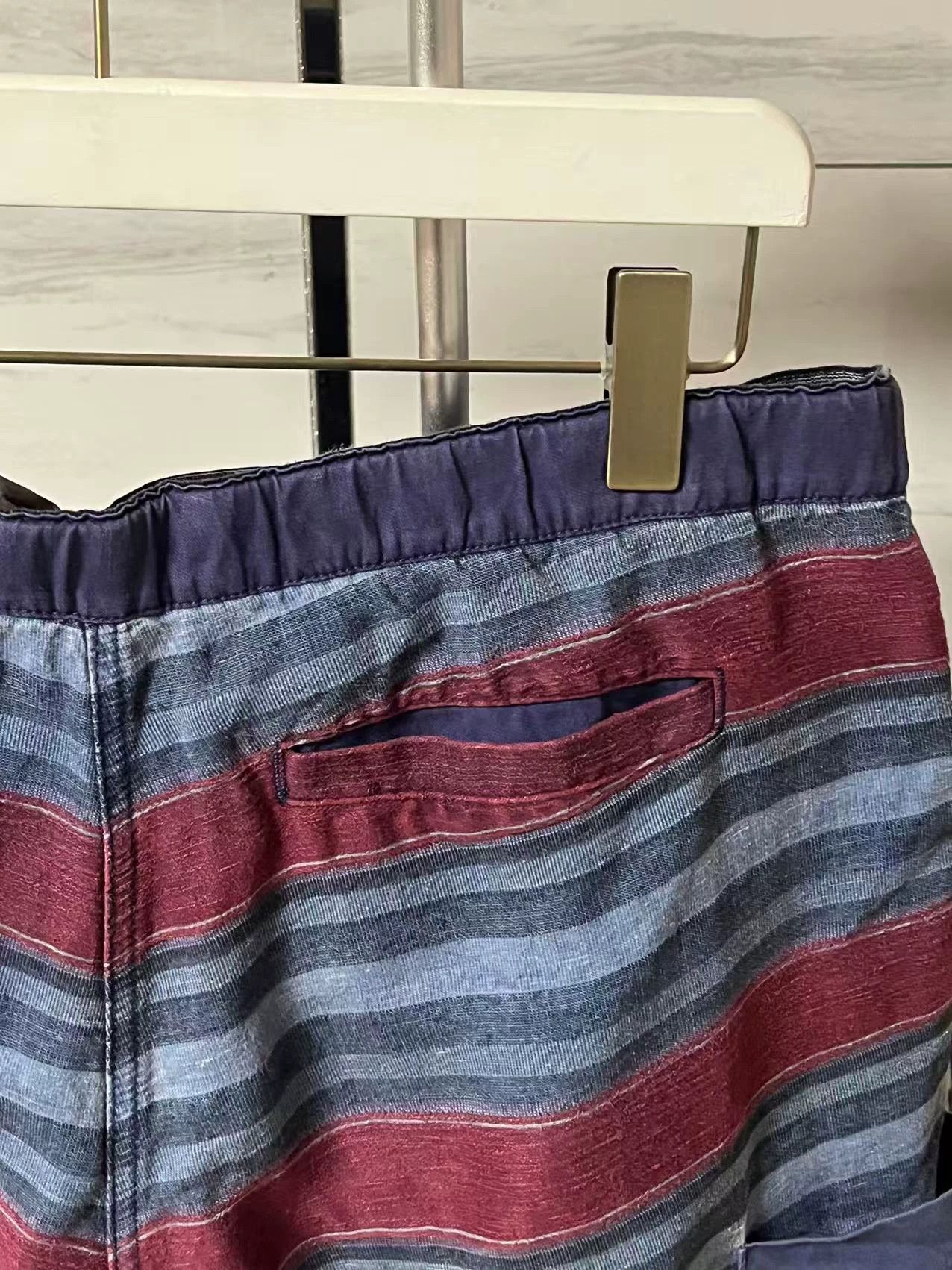 Loewe LOEWE FW21 Linen-Cotton Drawstring Cargo Shorts Size US 36 / EU 52 - 7 Thumbnail