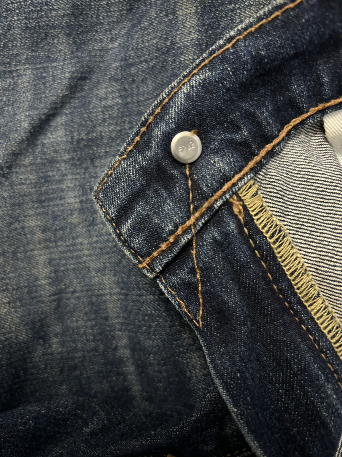 Levi's Vintage Clothing Vintage Y2K Levis Premium Big E Loose Fit Distressed Jeans Size US 34 / EU 50 - 5 Thumbnail