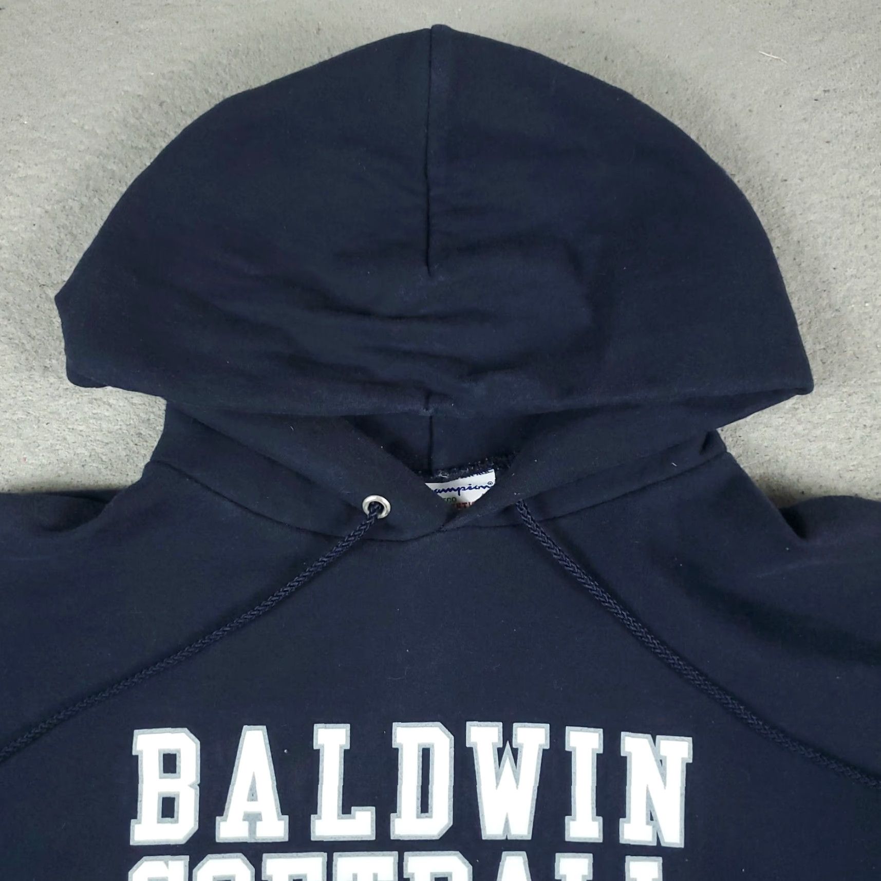 Champion VINTAGE Champion Hoodie Pullover Mens Medium Blue Casual Zipper Logo Knit Fall Winter Size US M / EU 48-50 / 2 - 3 Thumbnail