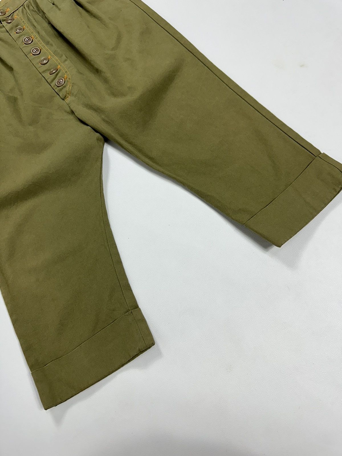 Issey Miyake × Japanese Brand Sunaokuwahara by Issey miyake Drop Crotch Short Pants Size US 29 - 3 Thumbnail
