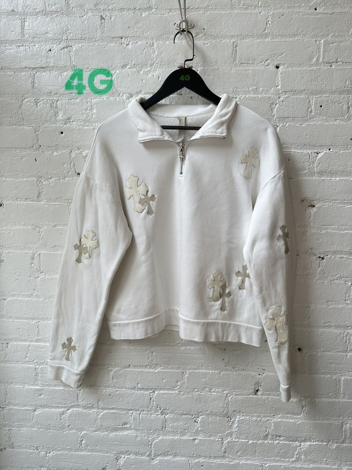 Chrome Hearts CHROME HEARTS CROSS PATCH ZIP UP SWEATER Size US S / EU 44-46 / 1 - 2 Thumbnail