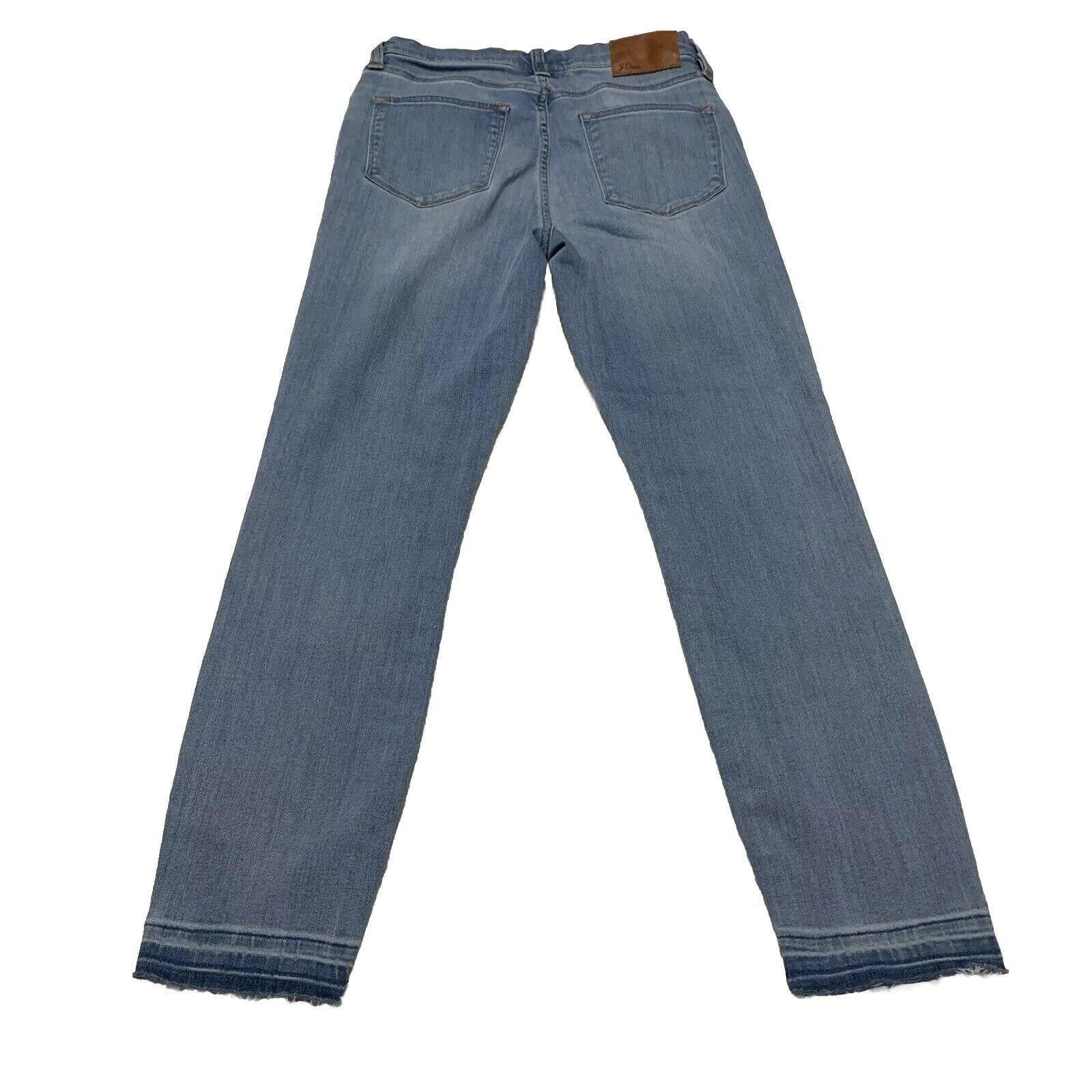 J.Crew J. Crew Women's Jeans Sz 27 Blue Light Wash Skinny Crop Size 27" / US 4 / IT 40 - 2 Thumbnail