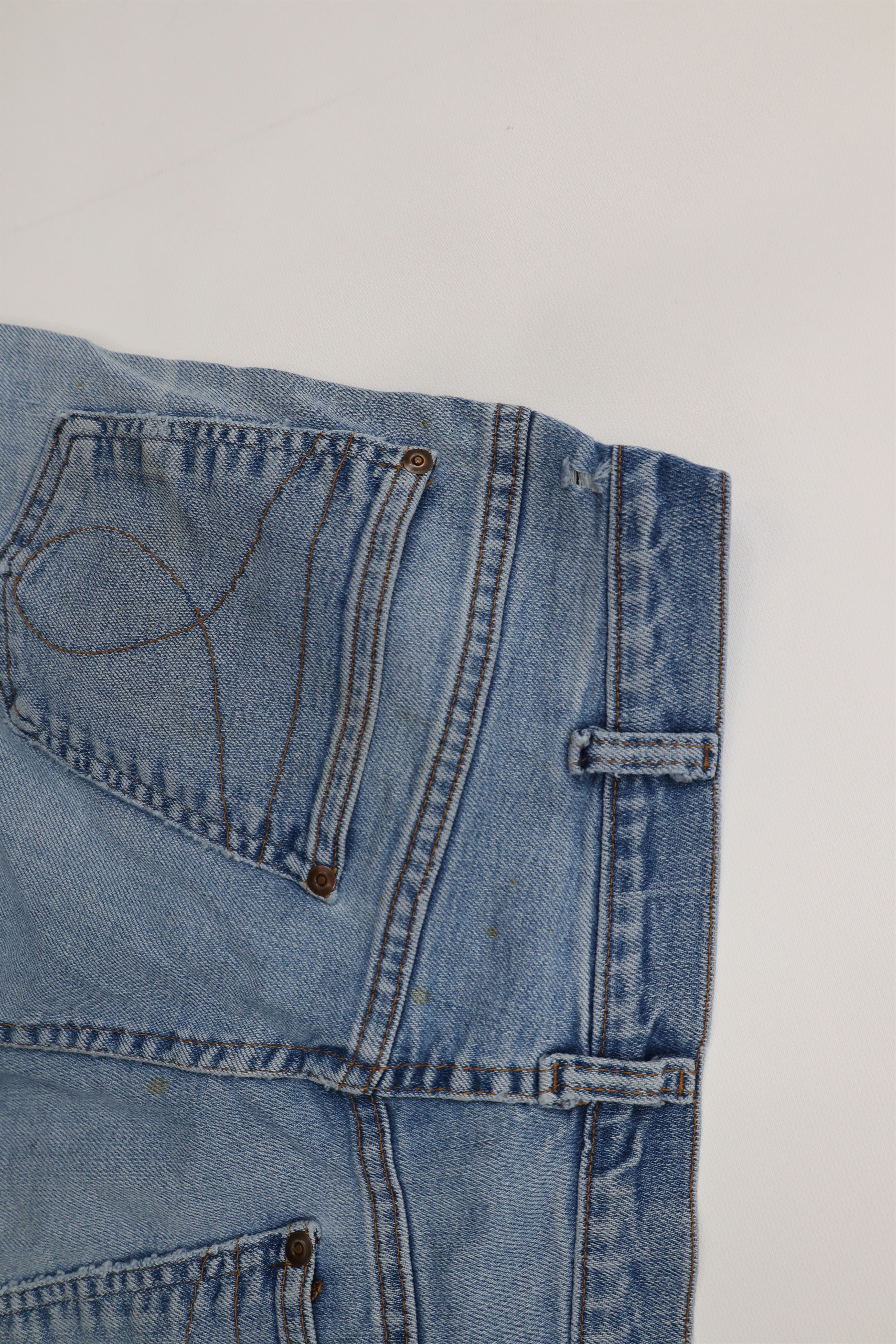 Vintage Vintage 70s Streetwear Flared Wide Leg Denim Jeans USA Size US 32 / EU 48 - 15 Thumbnail