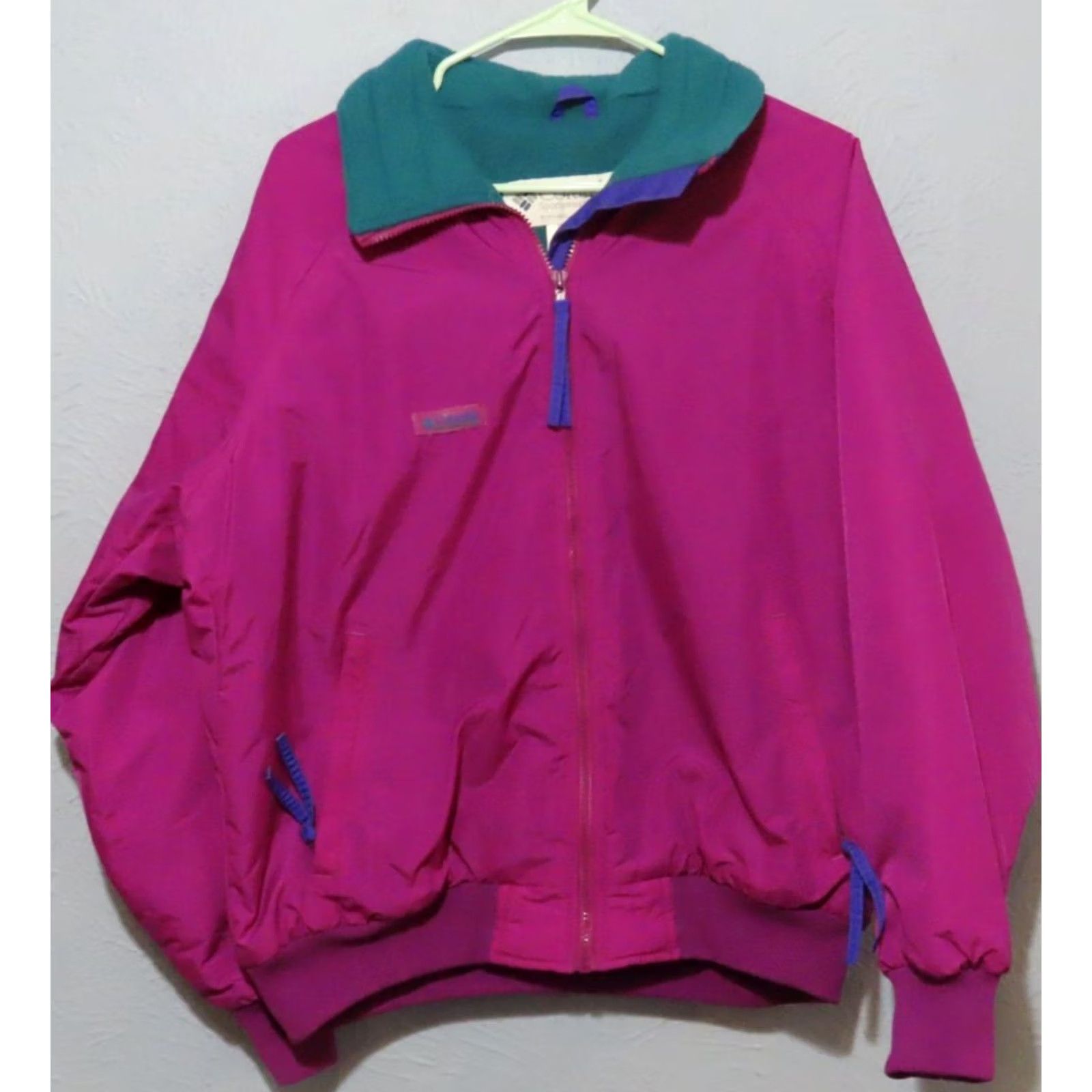 Vintage VINTAGE Columbia Jacket Purple/Teal Bomber Insulated Nylon Zip Short Women's L 90s Theme Size L / US 10 / IT 46 - 2 Thumbnail
