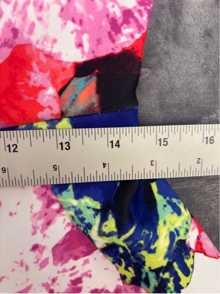MILLY Women's Milly Floral Print Dress Size 10 Multi-color Size L / US 10 / IT 46 - 7 Thumbnail