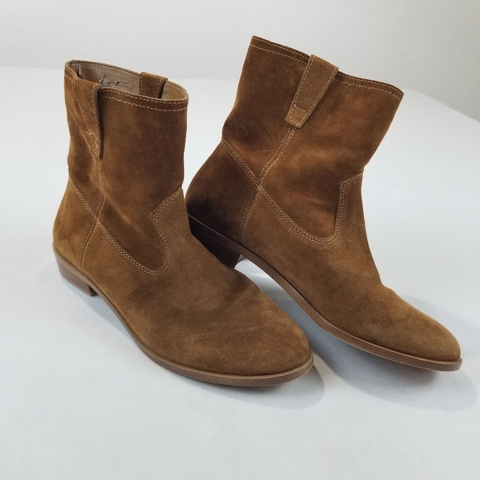 Rebecca Minkoff Rebecca Minkoff Boots Womens 7.5 Brown Suede Ankle Western Size US 7.5 / IT 37.5 - 2 Thumbnail