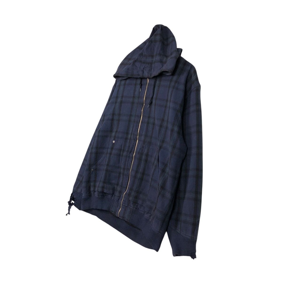 Japanese Brand × Vintage 📌Vintage Biker Jacket Breath Tartan Design Issey Miyake Size US M / EU 48-50 / 2 - 3 Thumbnail
