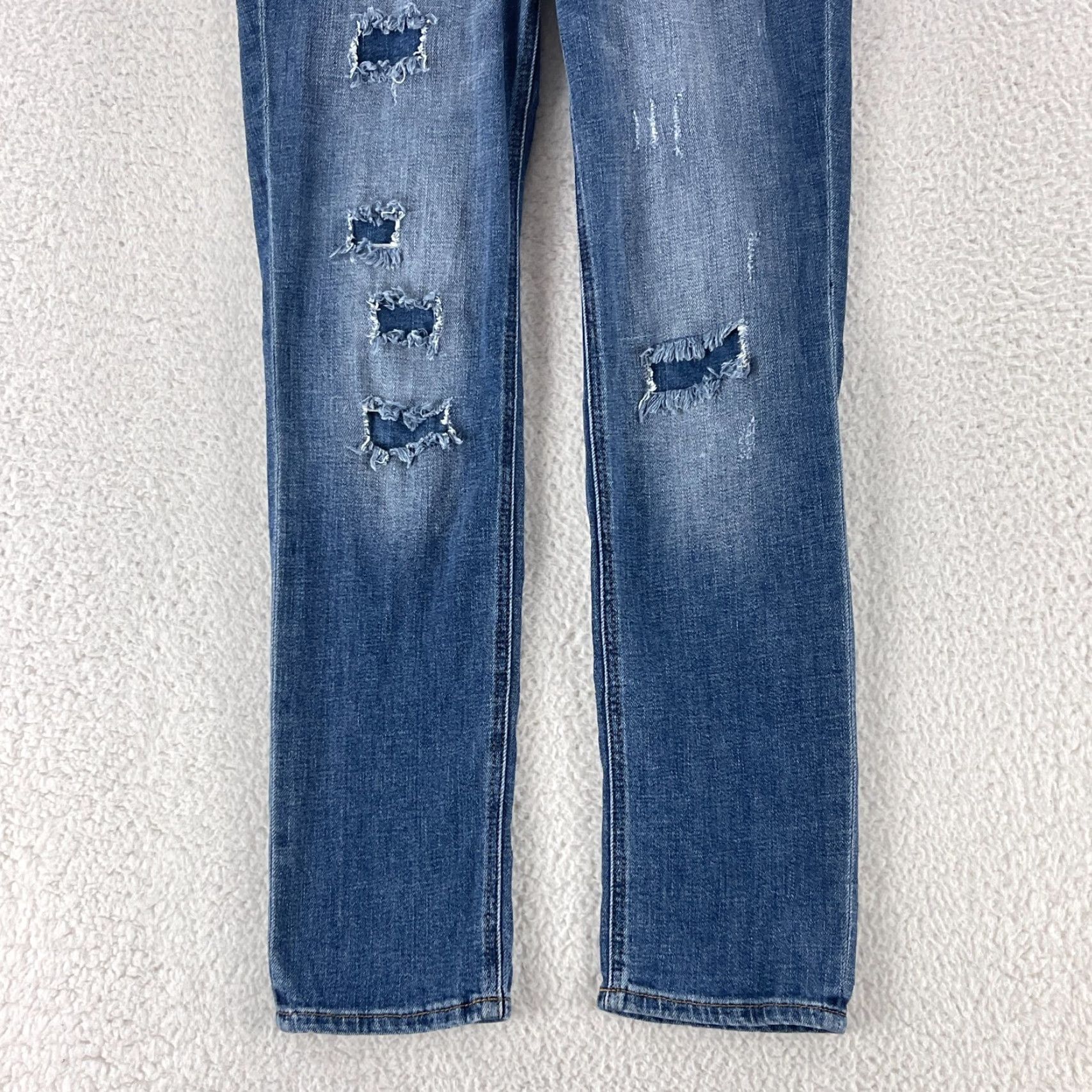 Vintage KUT from the Kloth Catherine Boyfriend Jeans Womens Size 4 Blue Denim Mid-Rise Jeans Size 27" / US 4 / IT 40 - 3 Thumbnail