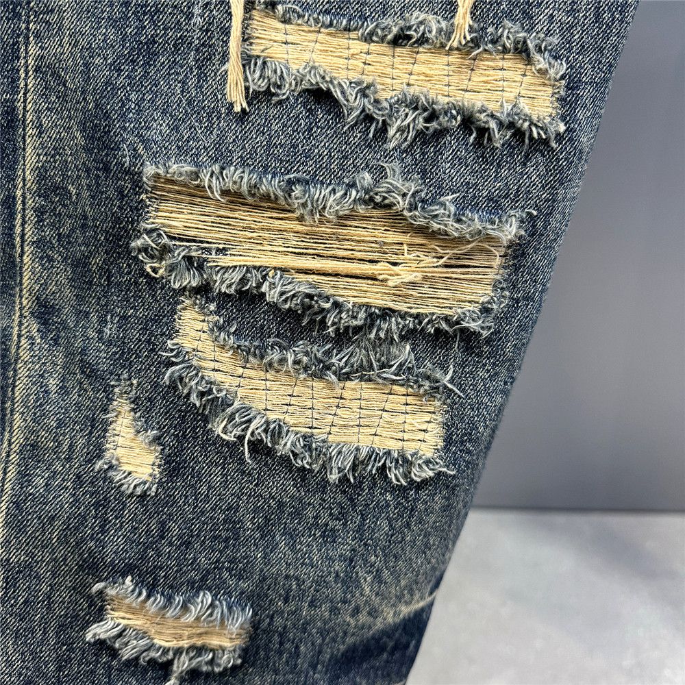 Designer × Japanese Brand Baggy Denim Straight Leg Jean Size US 36 / EU 52 - 6 Thumbnail