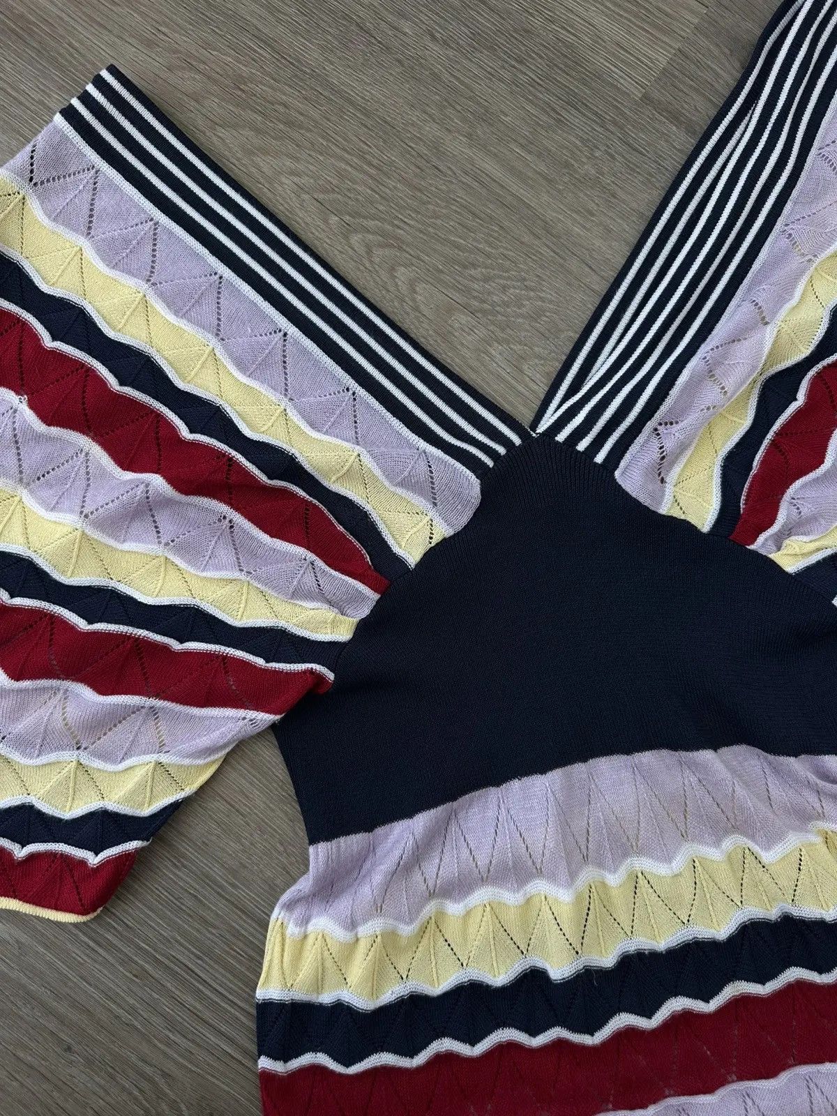 Missoni Vintage Missoni Zigzag women Multicolour Dress Size S / US 4 / IT 40 - 3 Thumbnail