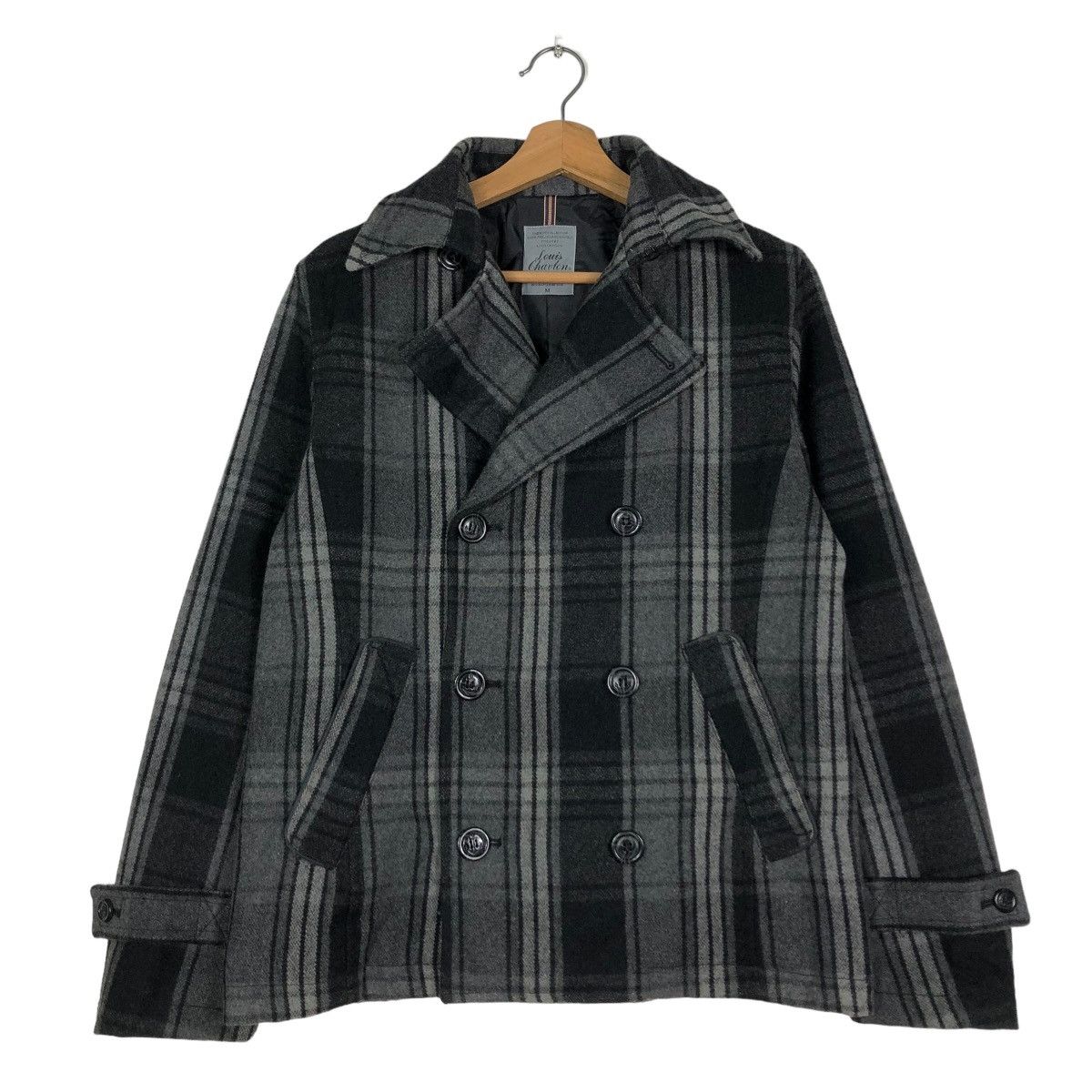 Japanese Brand 🔥BIKER WOOL JACKET DOUBLE COLLAR LOUIS CHAVLON ISSEY MIYAKE Size US M / EU 48-50 / 2 - 1 Thumbnail