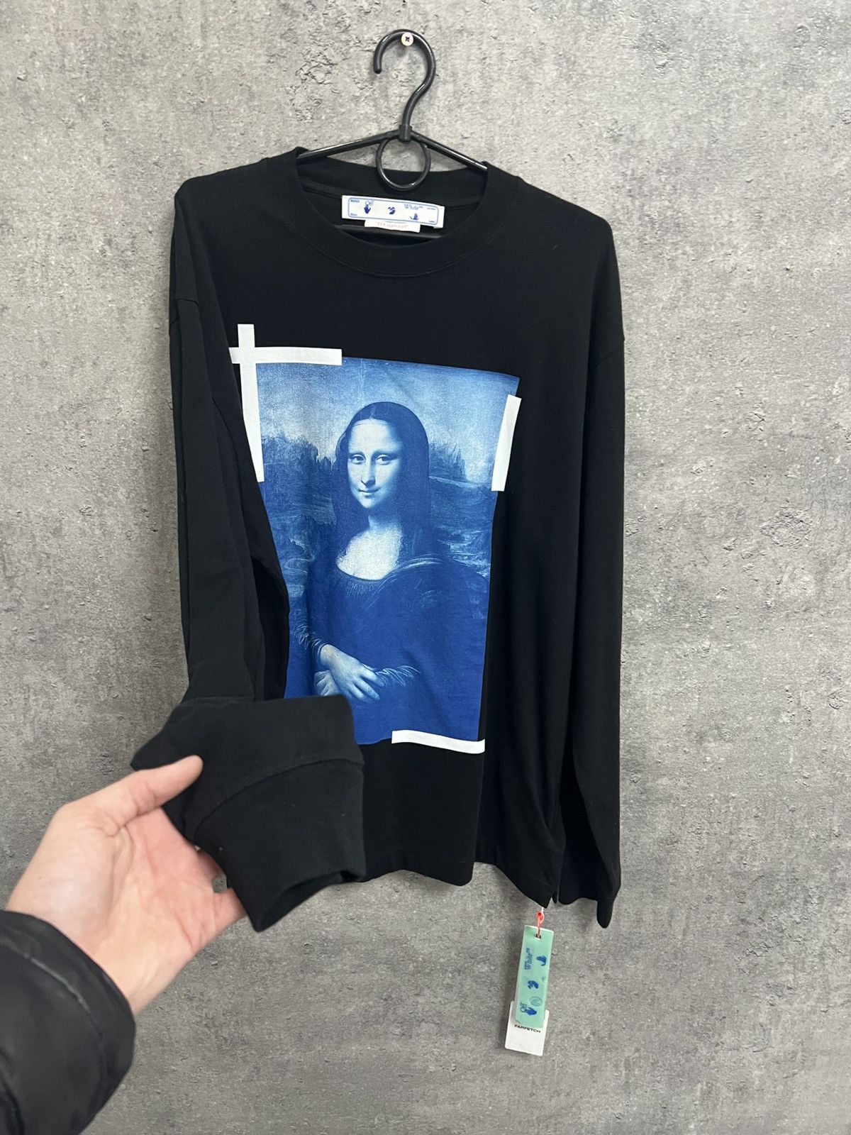 Off-White OFF-WHITE LONG SLEEVE MONA LISA TEE Size US XL / EU 56 / 4 - 4 Thumbnail