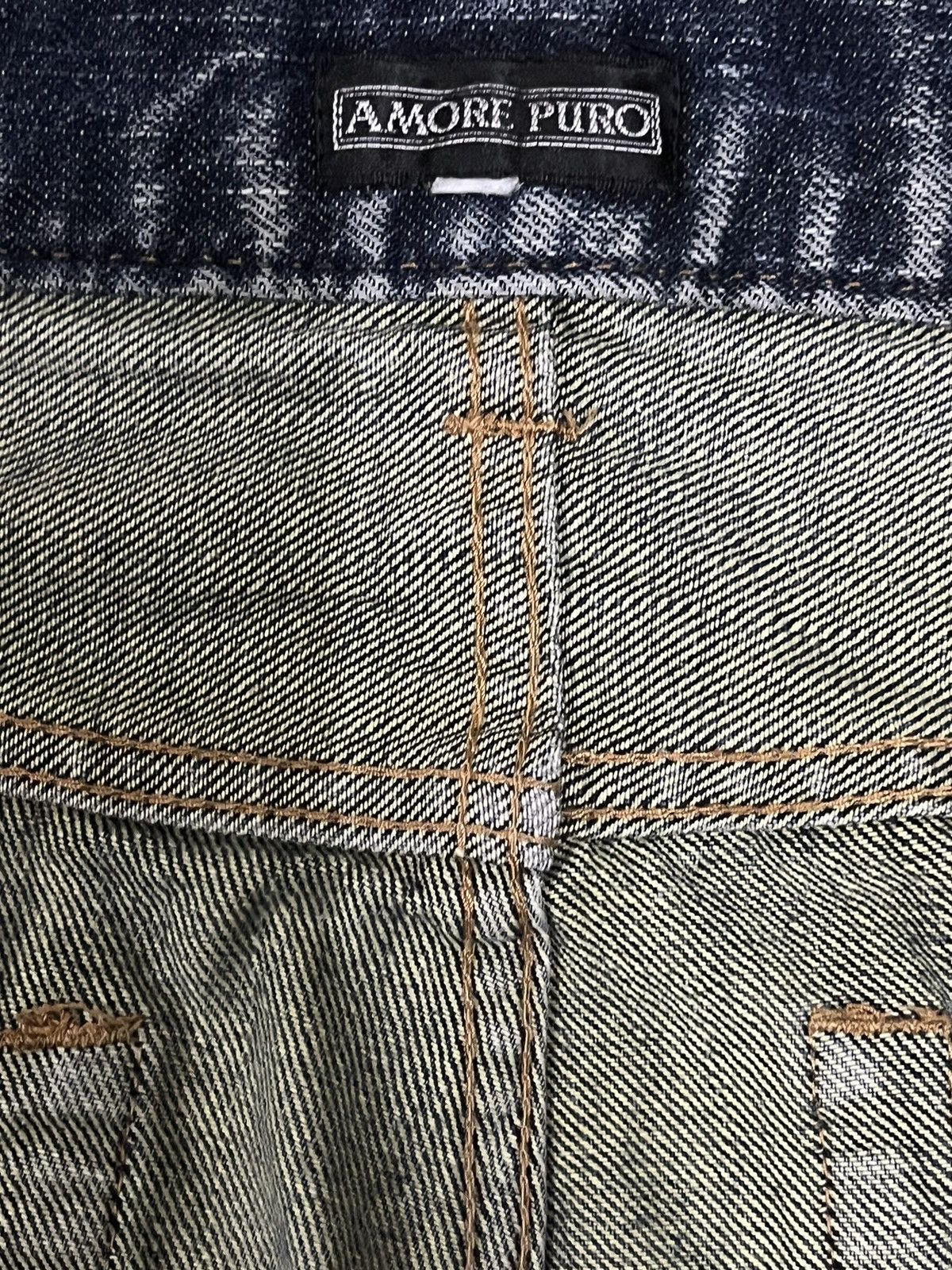 Japanese Brand × Vintage Vintage Amore Puro Baggy Denim Size US 36 / EU 52 - 11 Thumbnail