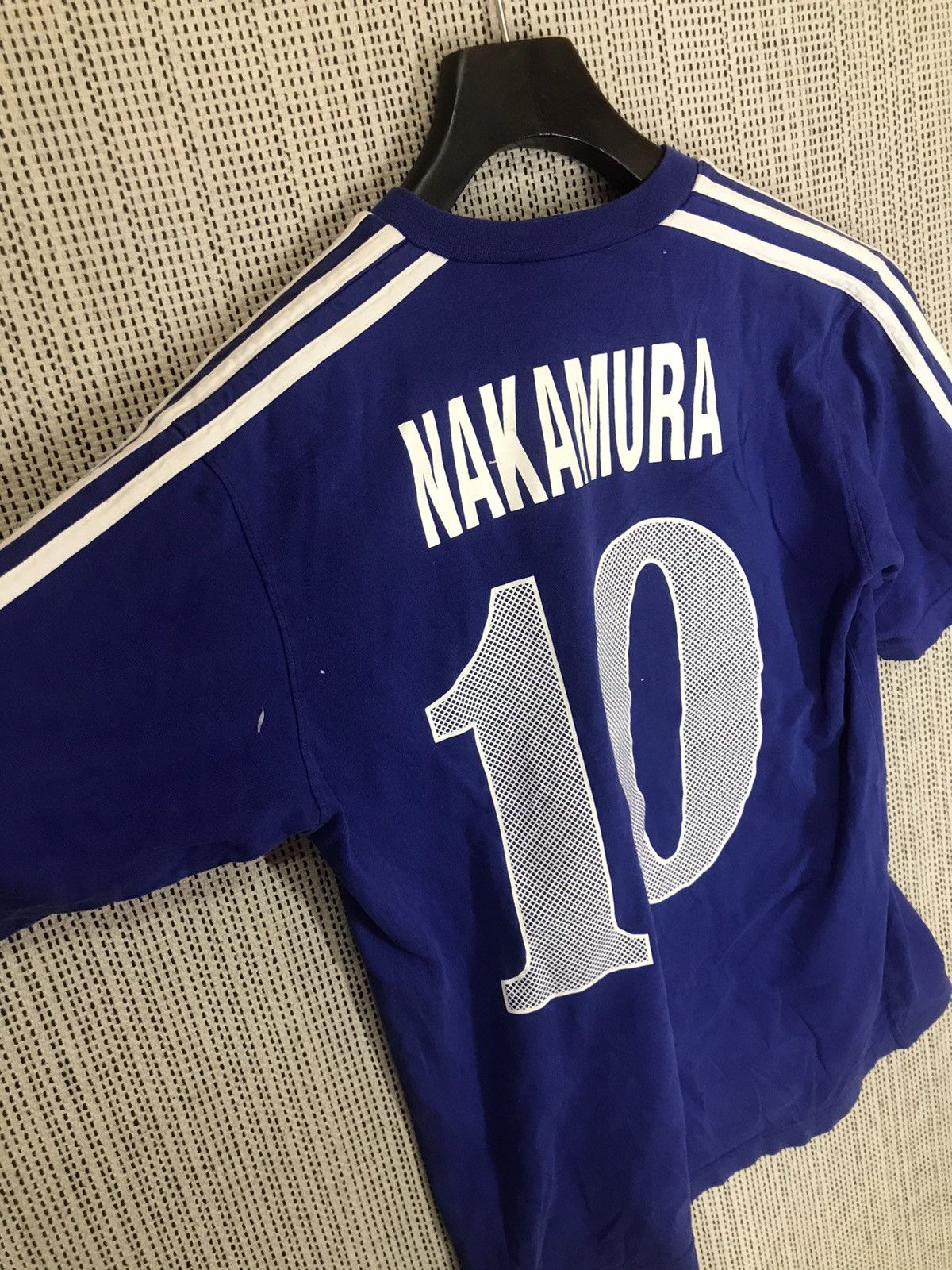 Vintage ‼️VTG JAPAN NATIONAL TEAM SUPPORTER JERSEY "NAKAMURA 10"‼️ Size US M / EU 48-50 / 2 - 10 Thumbnail