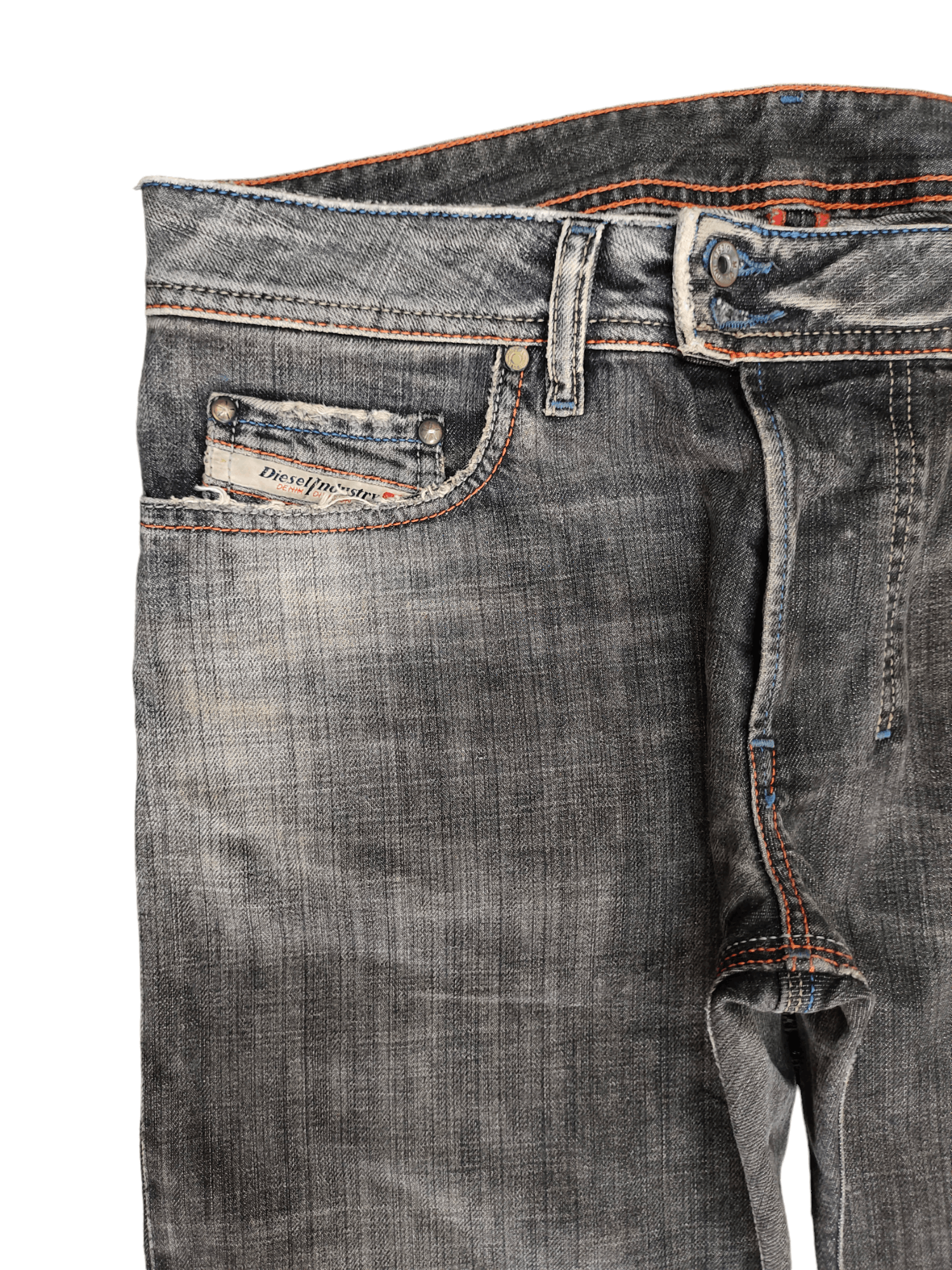 Diesel Vintage Y2k Diesel Native Embroidered Relaxed Denim Pants Size US 32 / EU 48 - 12 Thumbnail
