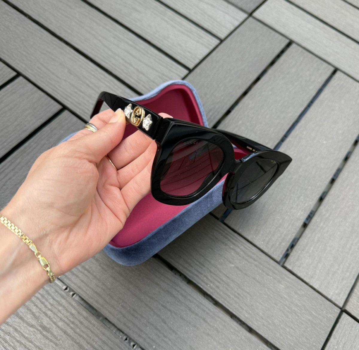 Gucci Gucci sunglasses Size ONE SIZE - 1 Thumbnail
