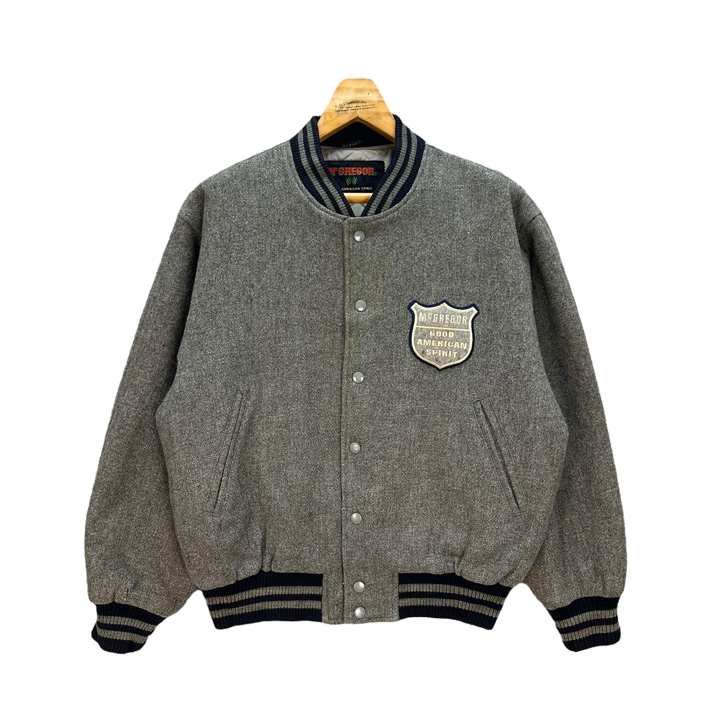 McGregor MCGREGOR OFFICIAL BIG LOGO VARSITY JACKET #8908-037 Size US L / EU 52-54 / 3 - 3 Thumbnail