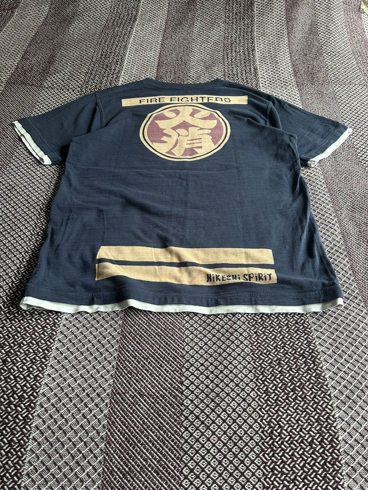 Japanese Brand Hikeshi Spirit Y2K T-shirt Japanese Style Size L Streetwear Size US L / EU 52-54 / 3 - 3 Thumbnail