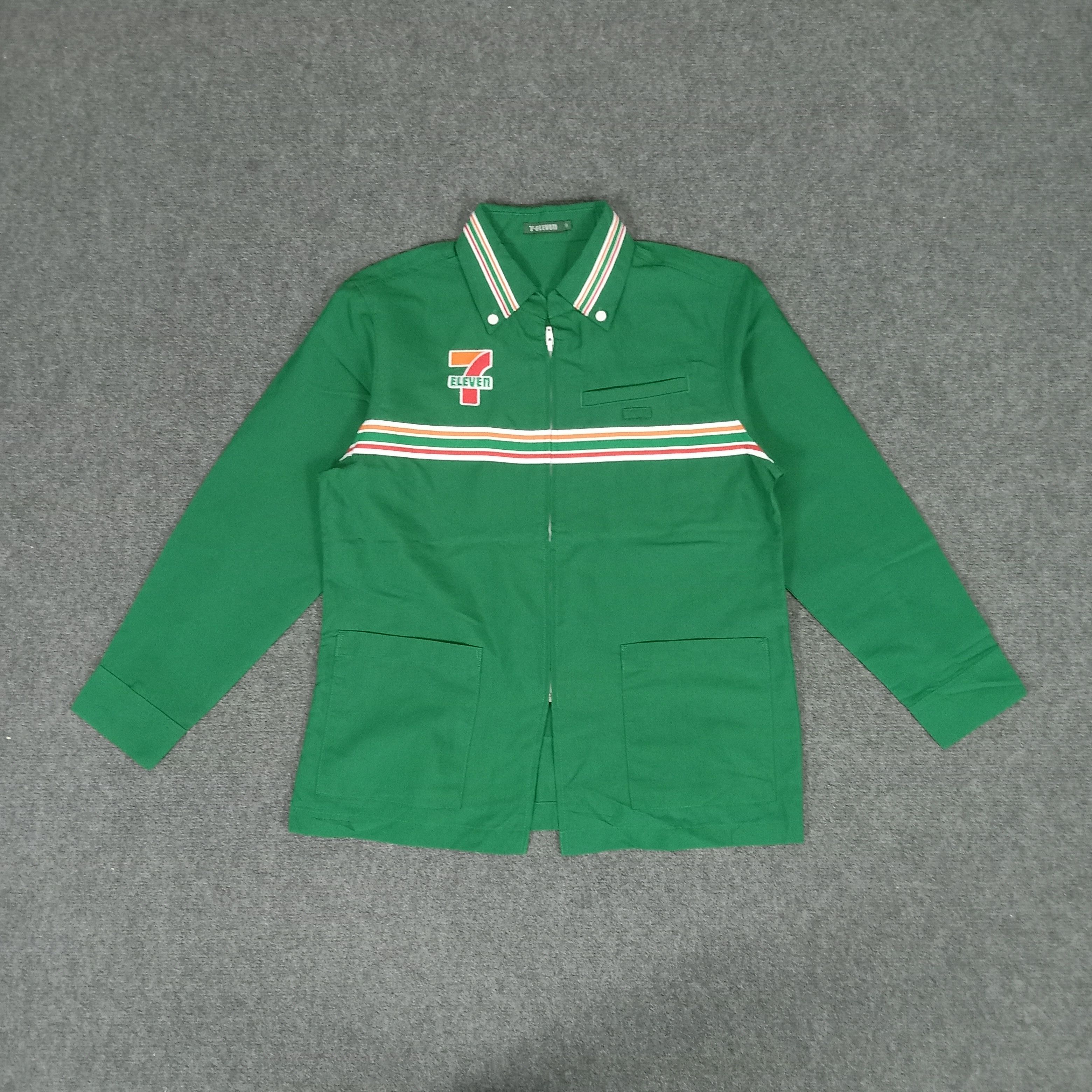 Japanese Brand × Vintage 7 Eleven Japanese Brand Uniform Jacket Size US S / EU 44-46 / 1 - 1 Thumbnail