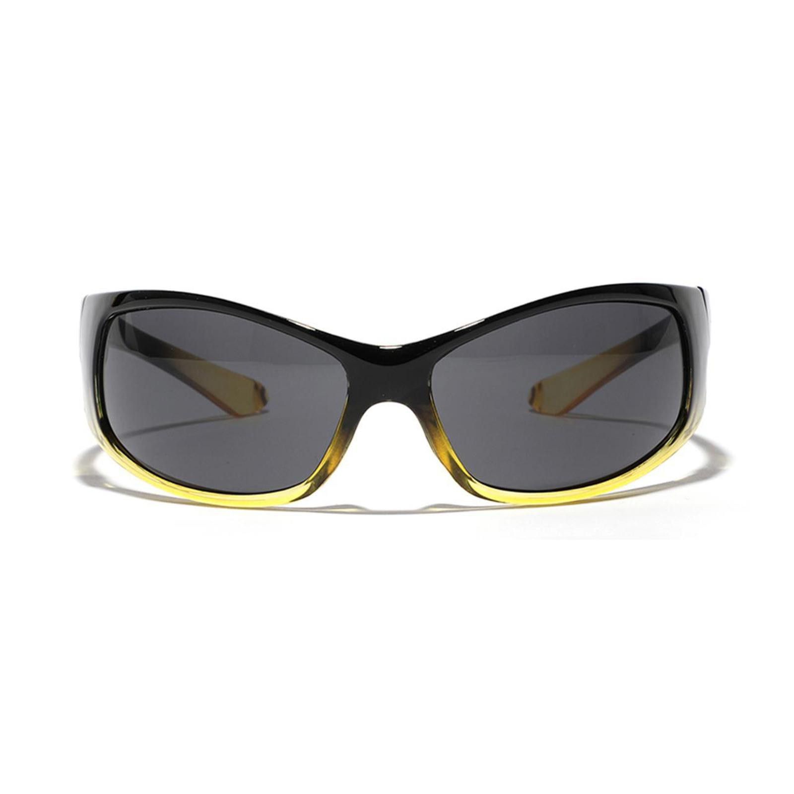 Japanese Brand Y2k Avant Garde Futuristic Cat Eye Black Sunglasses Unisex Size ONE SIZE - 2 Thumbnail
