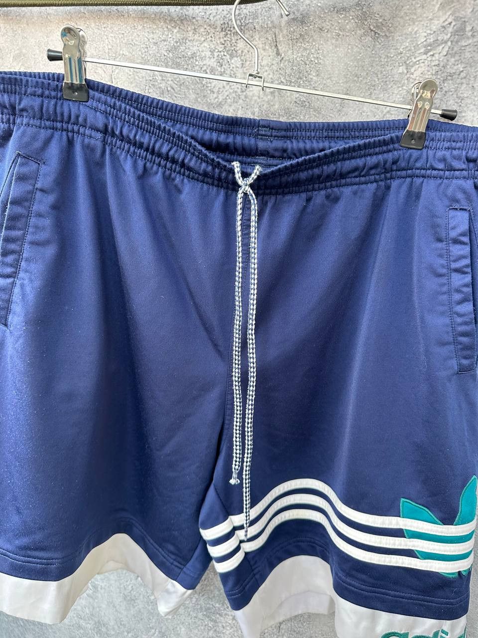 Adidas × Vintage Adidas Vintage Retro Trefoil Shorts 90s 3-Stripes Size US 40 / EU 56 - 6 Thumbnail