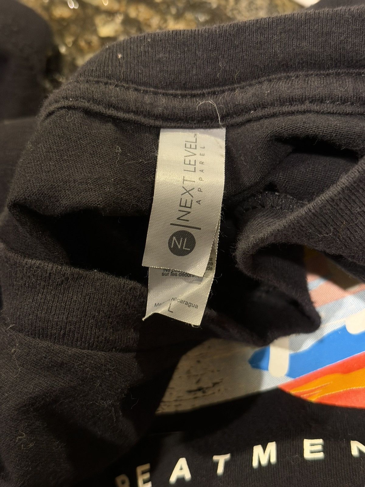 Next Level Apparel Next Level Appearl “Day Break” Treatment Solutions Black Tee Size US L / EU 52-54 / 3 - 8 Thumbnail