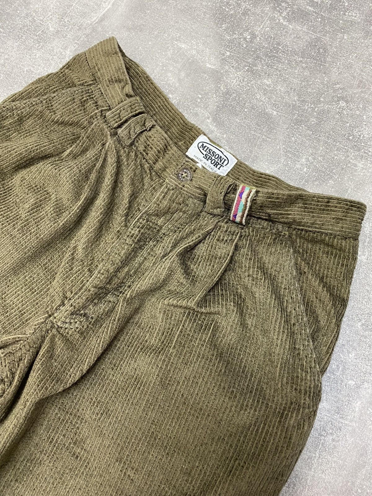 Missoni × Vintage MISSONI Sport Vintage Corduroy Trousers Pants Size US 32 / EU 48 - 11 Thumbnail