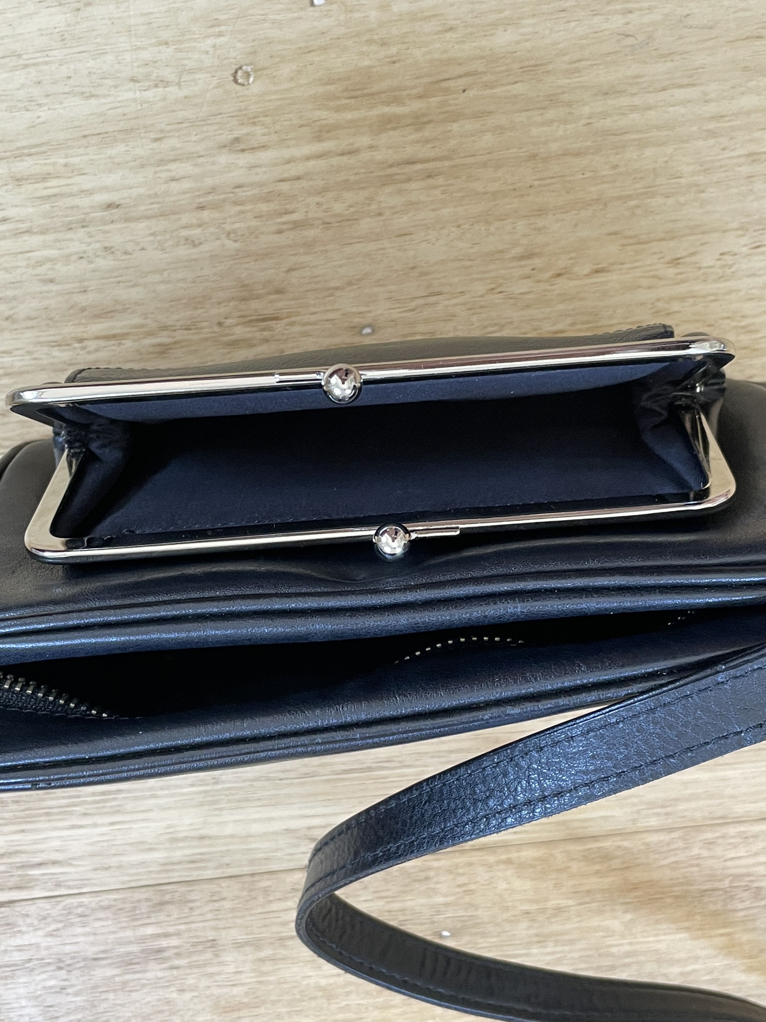 Y's Y’s Kiss Lock Leather Bag Size ONE SIZE - 7 Thumbnail