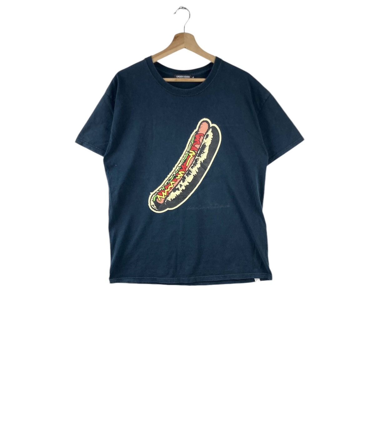 Jun Takahashi × Undercover AW99 Vintage Undercover By Jun Takahashi Hotdog Logo T-Shirt Size US L / EU 52-54 / 3 - 1 Thumbnail