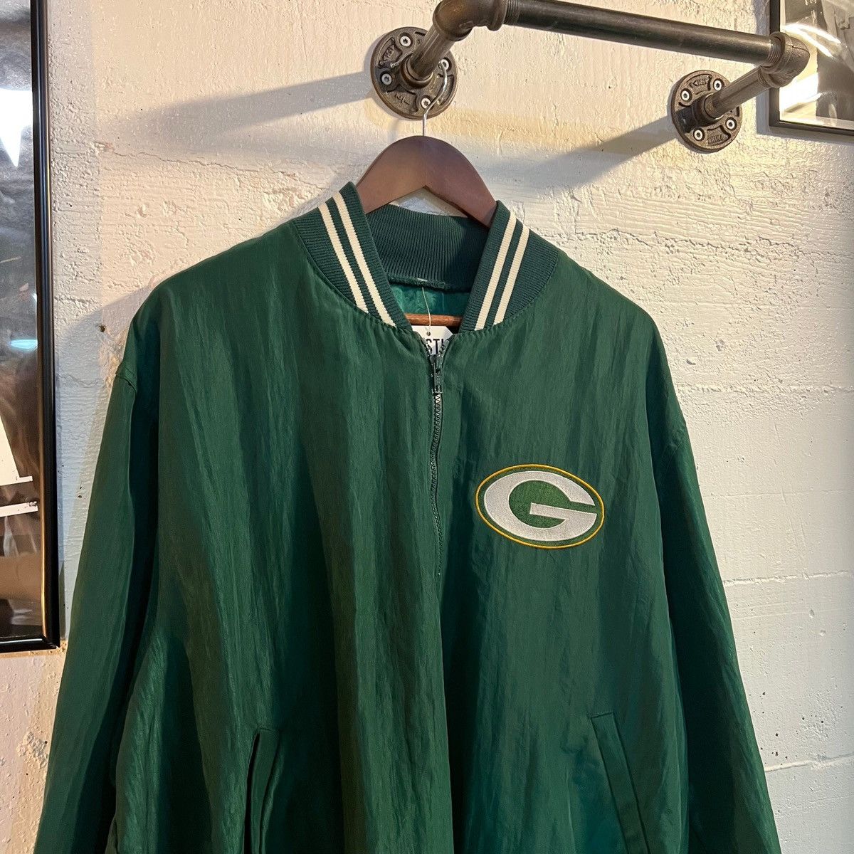 Starter × Vintage Vintage Green Bay Packers 1/4 Zip Starter Jacket - Large Size US L / EU 52-54 / 3 - 2 Thumbnail