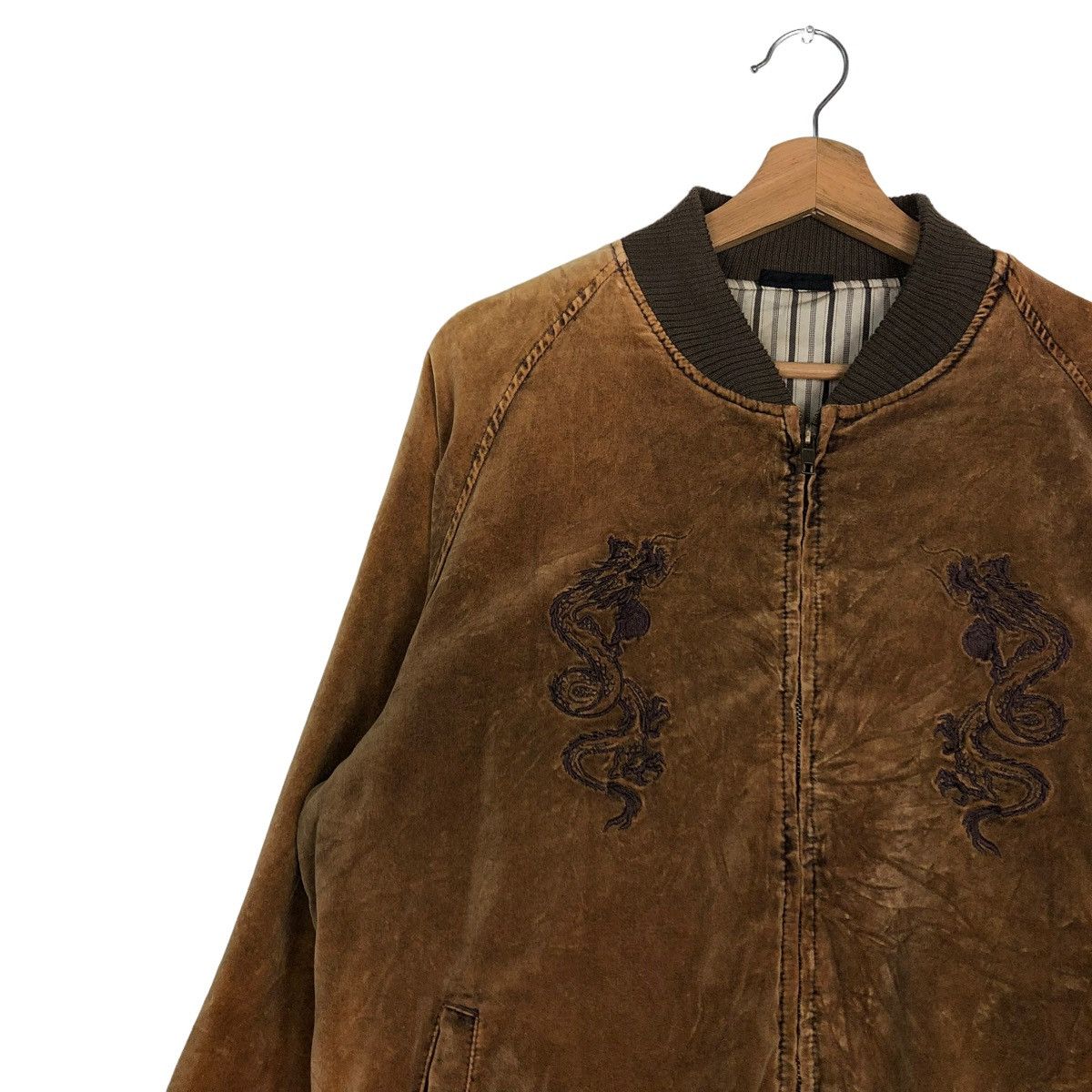 Japanese Brand 🔥VINTAGE TRADITIONAL JAPANESE SUKAJAN JACKET ISSEY MIYAKE Size US M / EU 48-50 / 2 - 7 Thumbnail