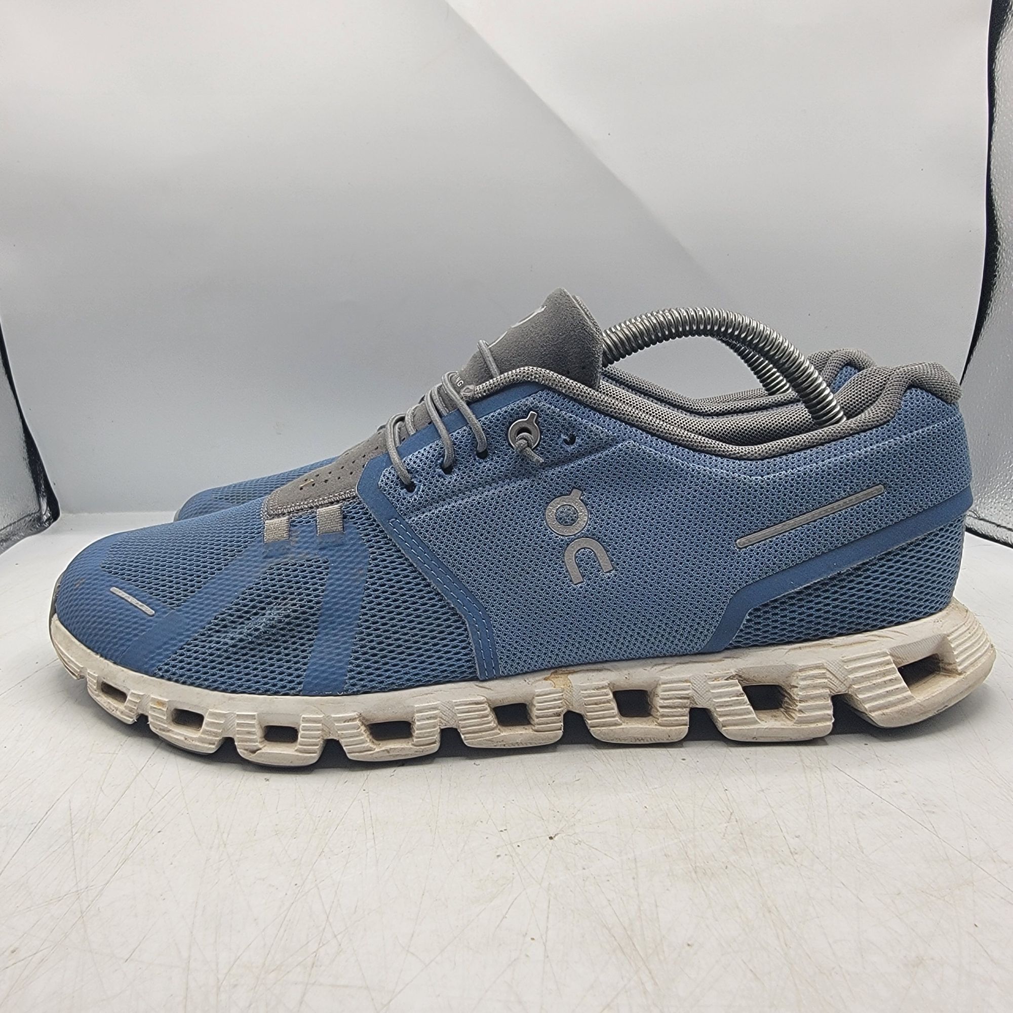 On On Cloud 5 Mens 10.5 Blue Stellar Eclipse Athletic Shoes Run Size US 10.5 / EU 43-44 - 12 Thumbnail