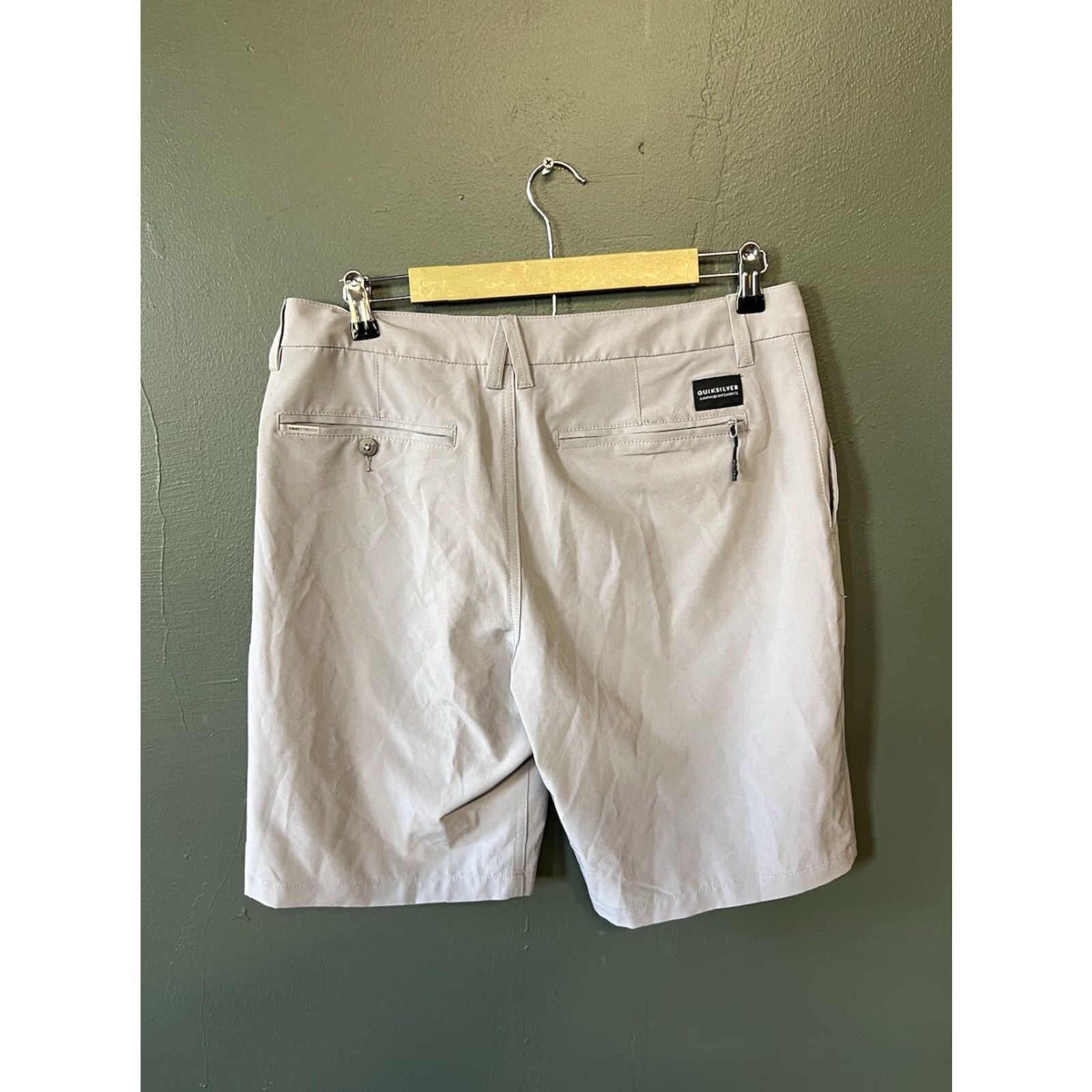 Quiksilver Quiksilver Mens Outdoor Beach Amphibion Shorts Size 32 Gray Chino Outdoor Mens 32 Size US 32 / EU 48 - 2 Thumbnail