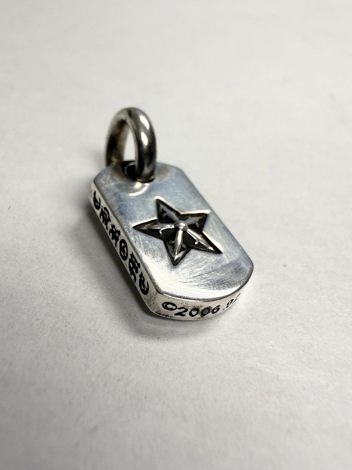 Chrome Hearts Chrome Hearts Tiny Dog Tag Star Charm | Grailed