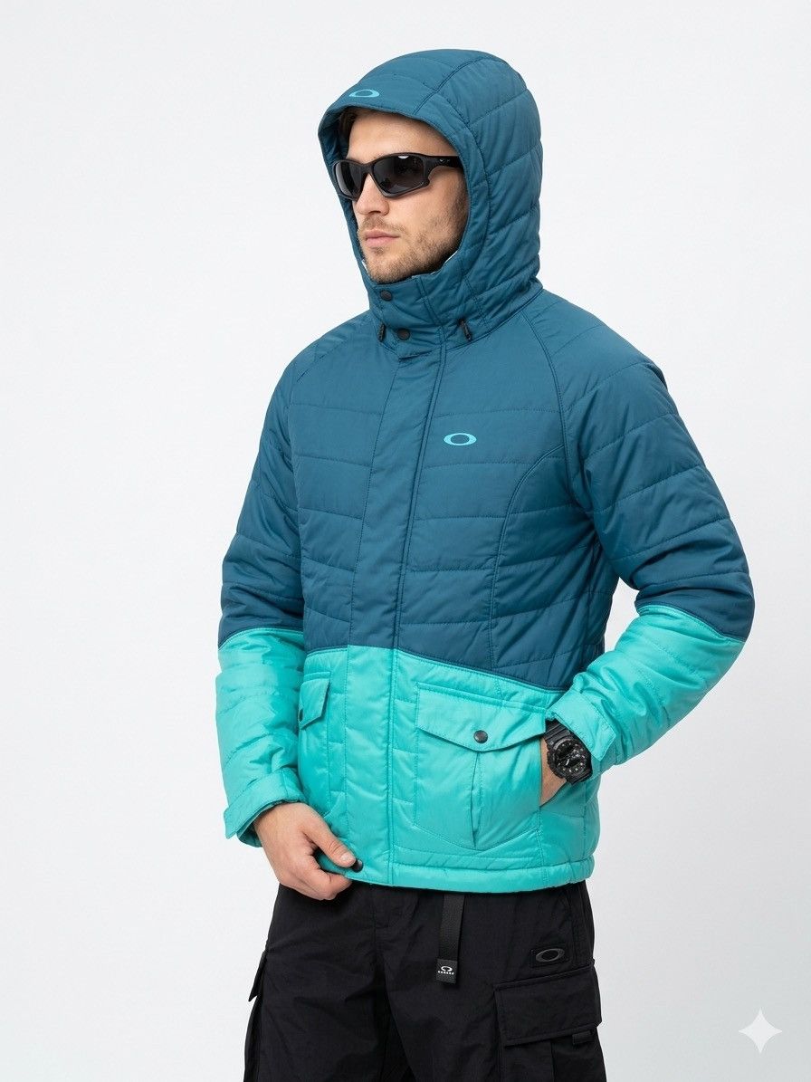 Oakley Rare Oakley Thinsulate Puffer Jacket - Two Tone - S Size S / US 4 / IT 40 - 2 Thumbnail