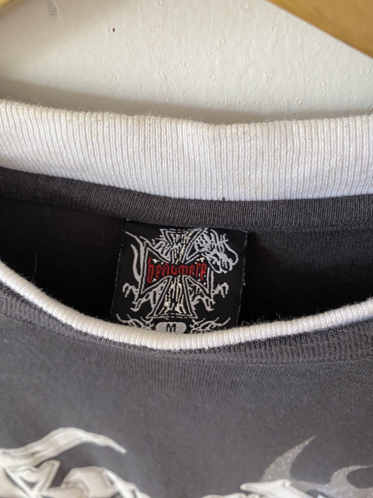 Japanese Brand Beaumere Japanese Guardian Poem Double Layer y2k Longsleeve Size US M / EU 48-50 / 2 - 3 Thumbnail