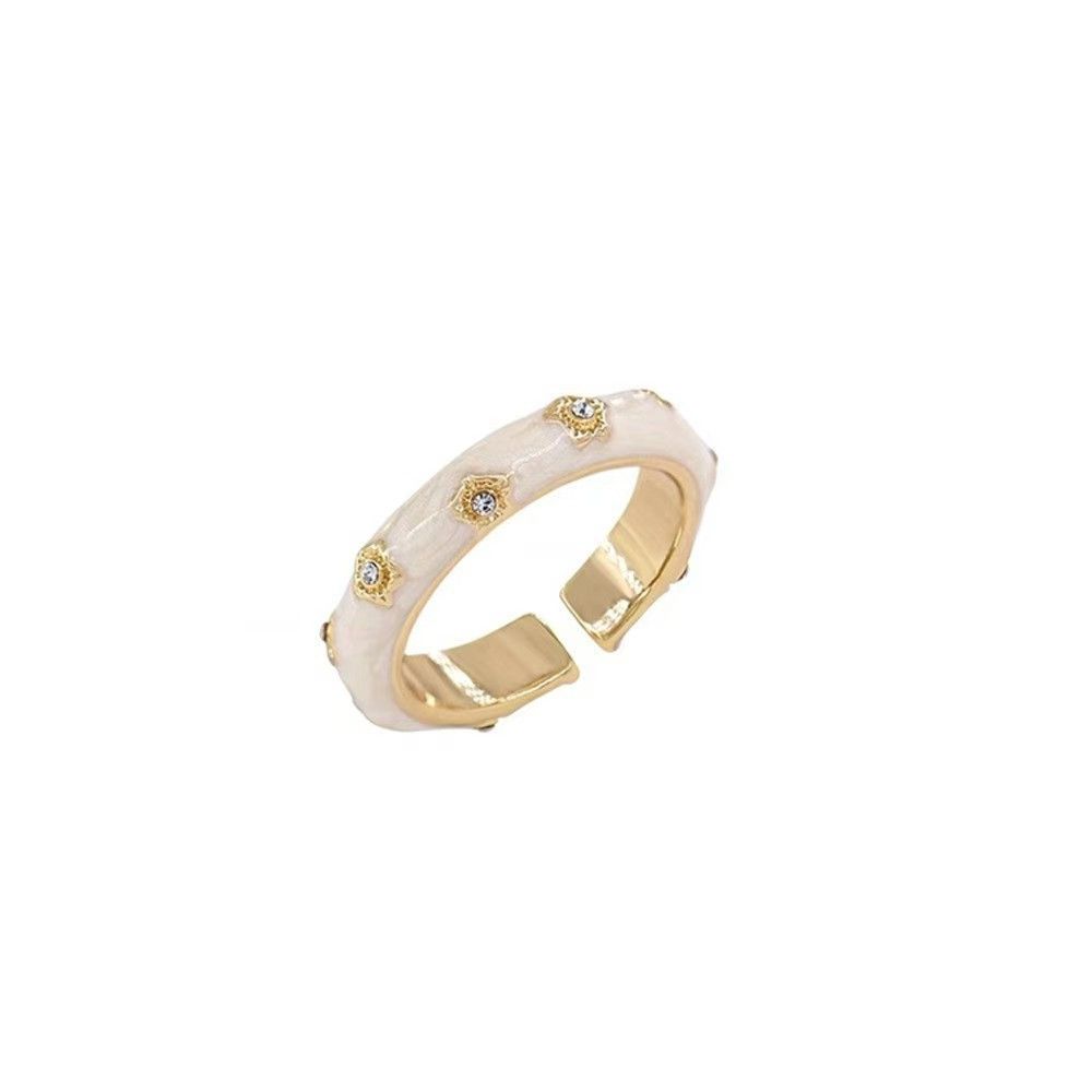 Jewelry Retro Jewelry Rings Open Size Chrome Ring (Size 7-13) Size ONE SIZE - 5 Thumbnail